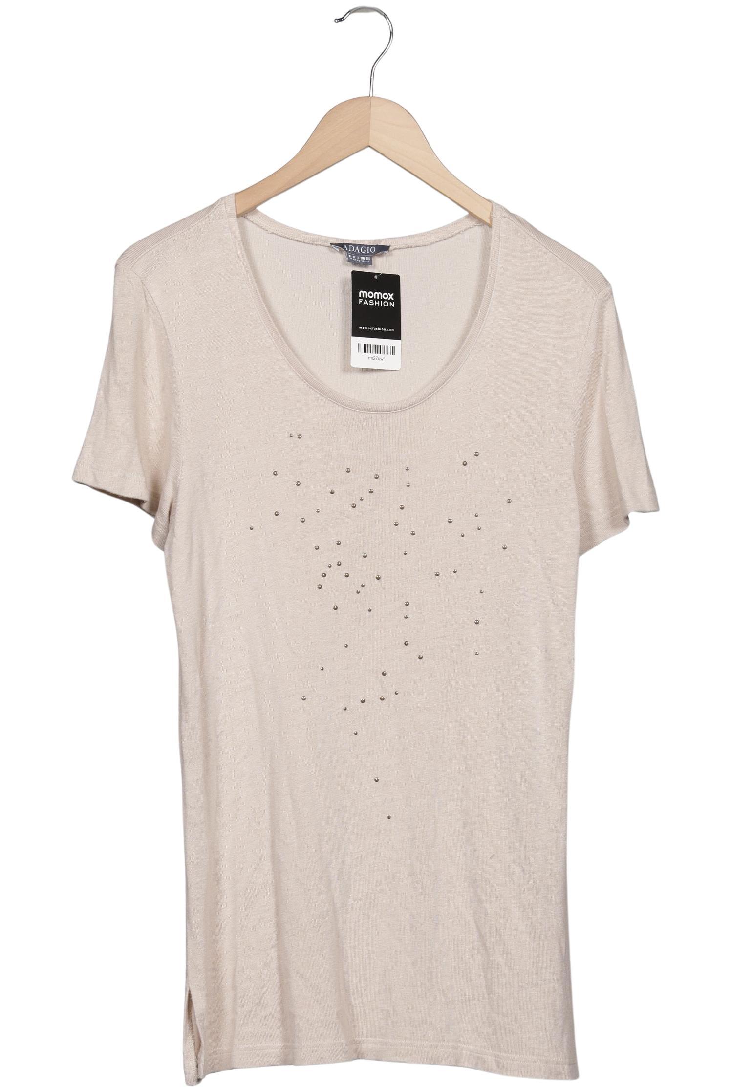 

Adagio Italia Damen T-Shirt, beige, Gr. 44