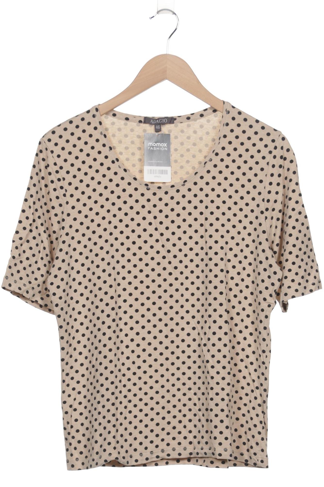 

Adagio Italia Damen T-Shirt, beige, Gr. 46