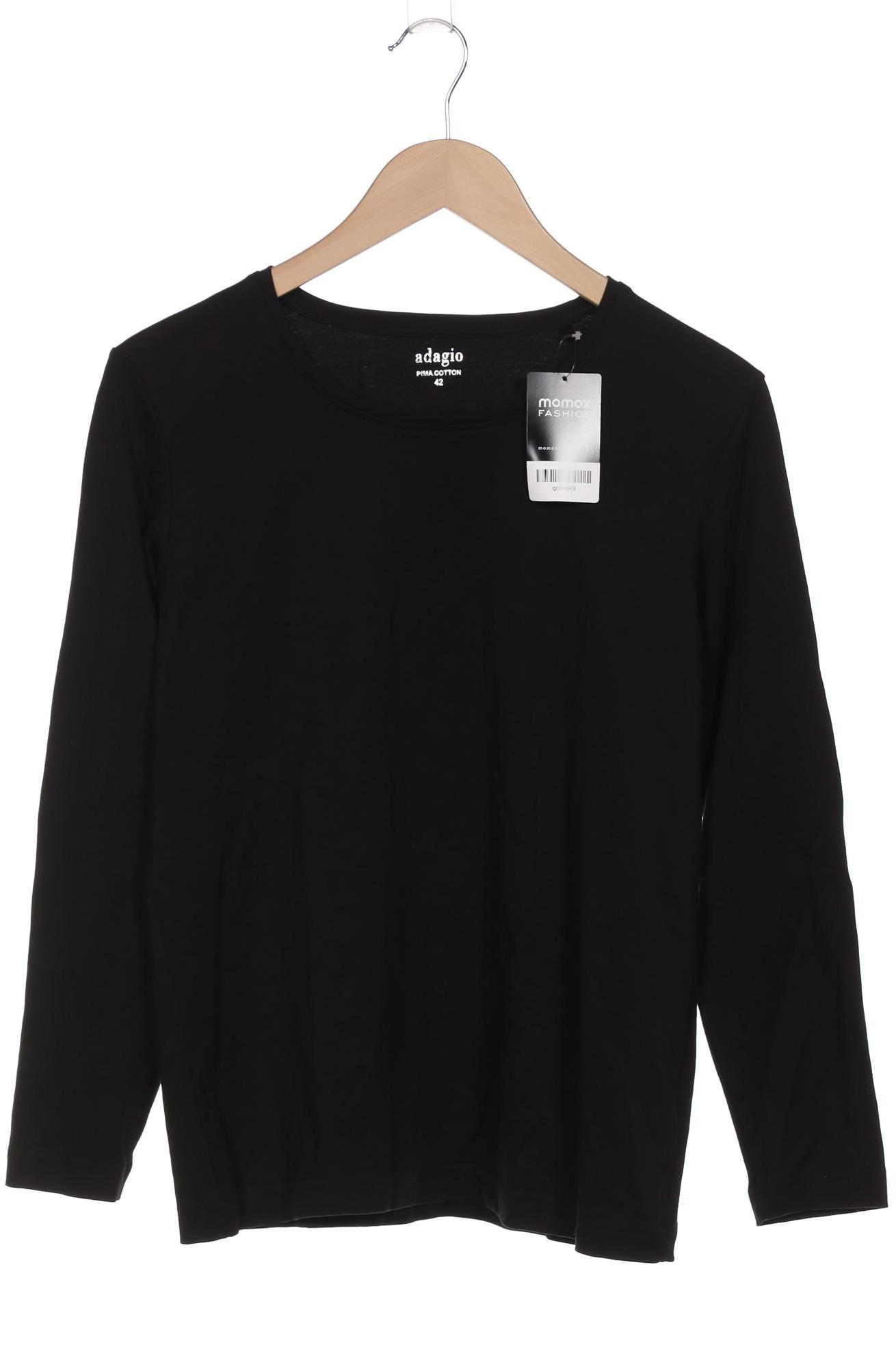 

Adagio Italia Damen Langarmshirt, schwarz, Gr. 42