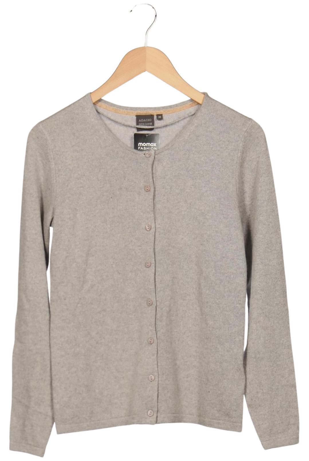 

Adagio Italia Damen Strickjacke, grau, Gr. 36