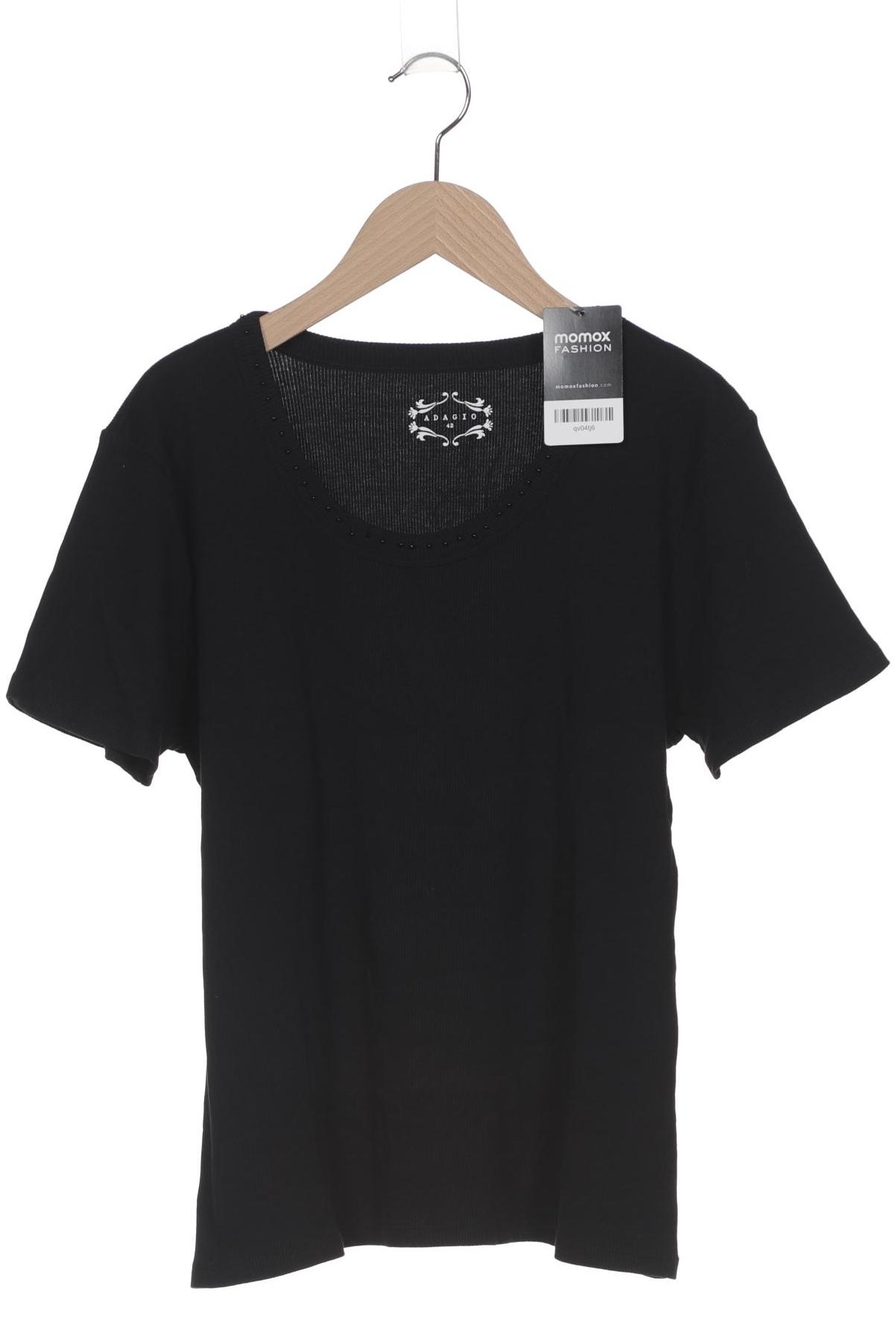 

Adagio Italia Damen T-Shirt, schwarz, Gr. 42