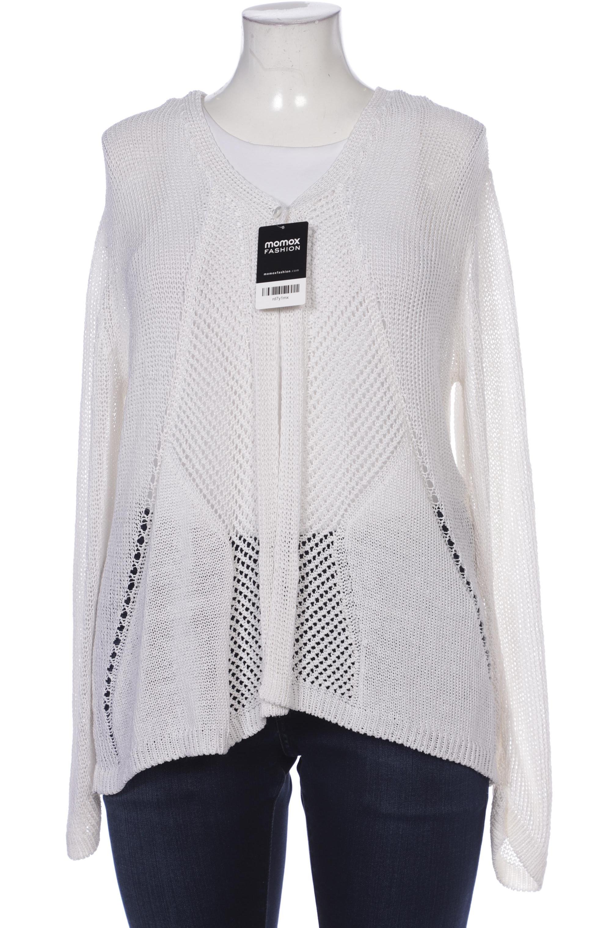 

Adagio Italia Damen Strickjacke, weiß, Gr. 46