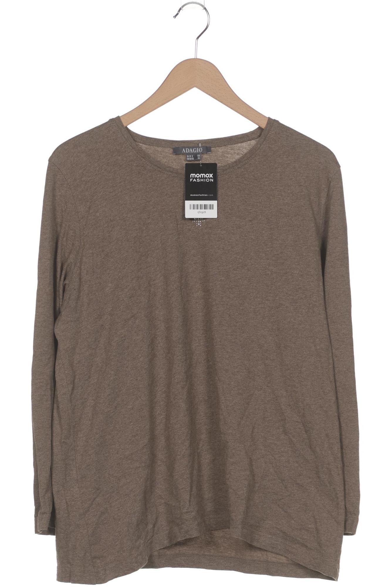 

Adagio Italia Damen Langarmshirt, beige, Gr. 48