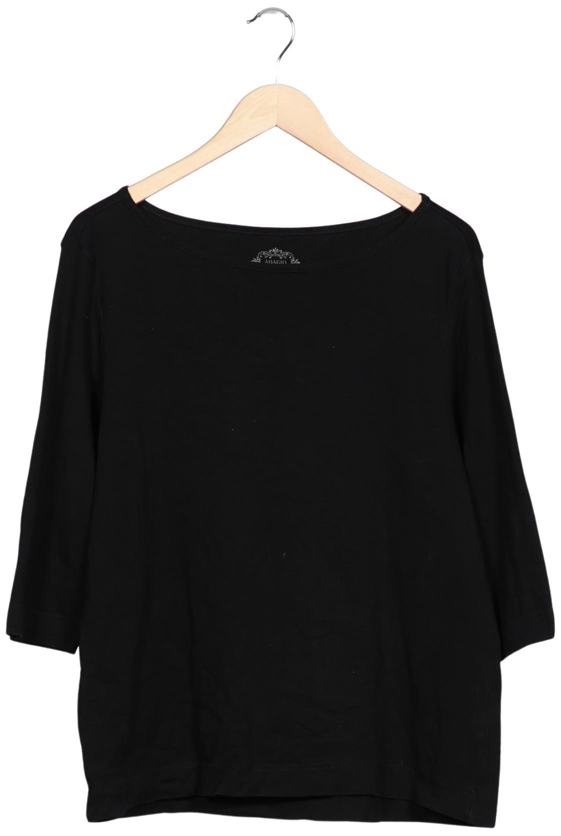 

Adagio Italia Damen Langarmshirt, schwarz, Gr. 46