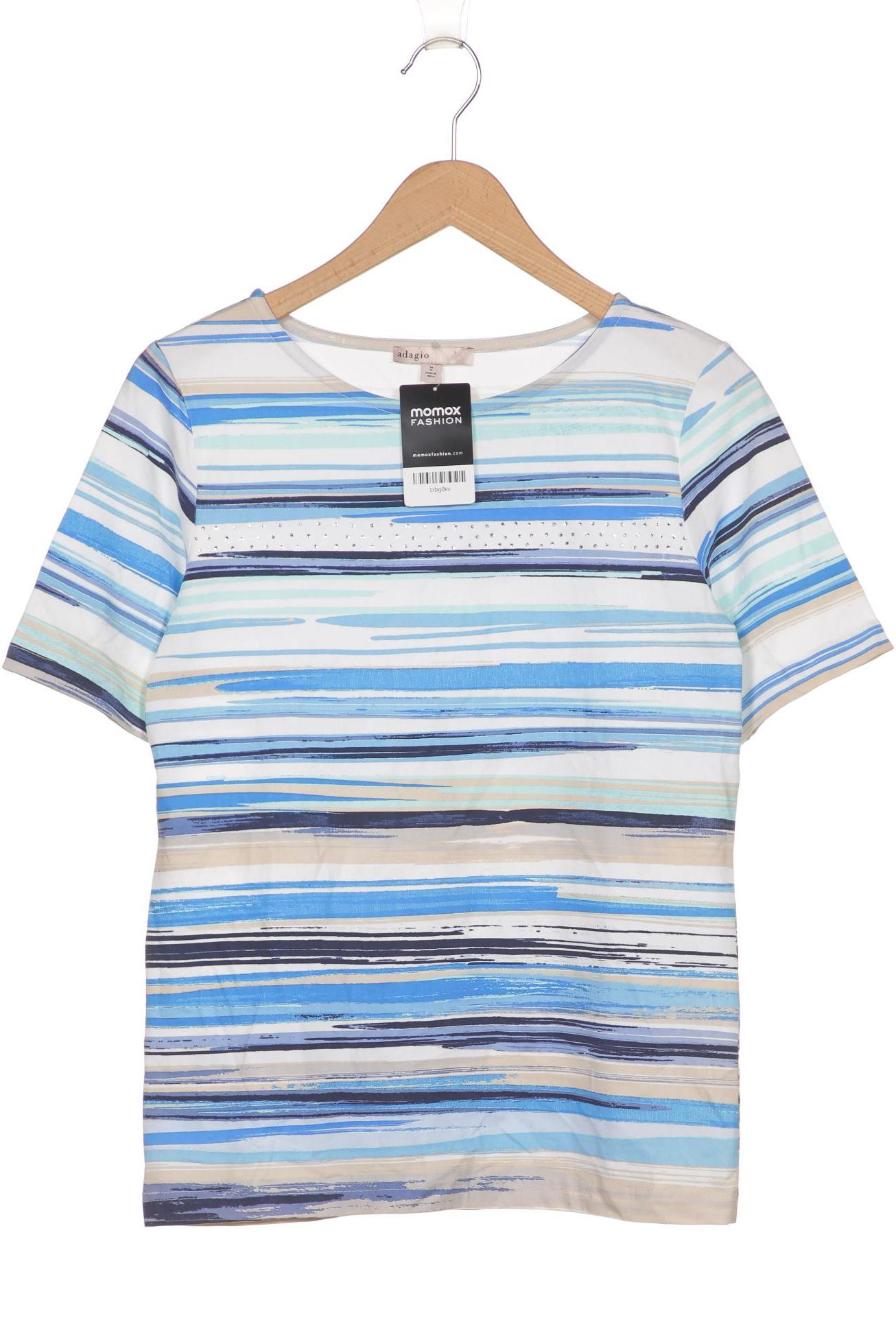 

Adagio Italia Damen T-Shirt, blau, Gr. 38
