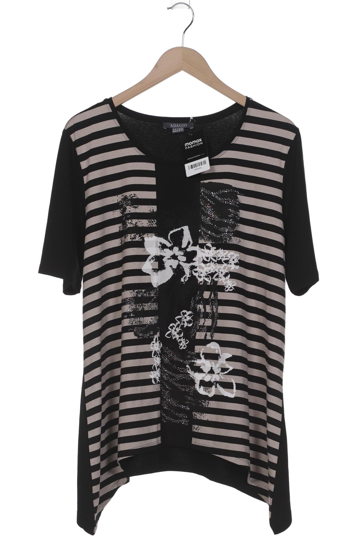 

Adagio Italia Damen Langarmshirt, schwarz, Gr. 48