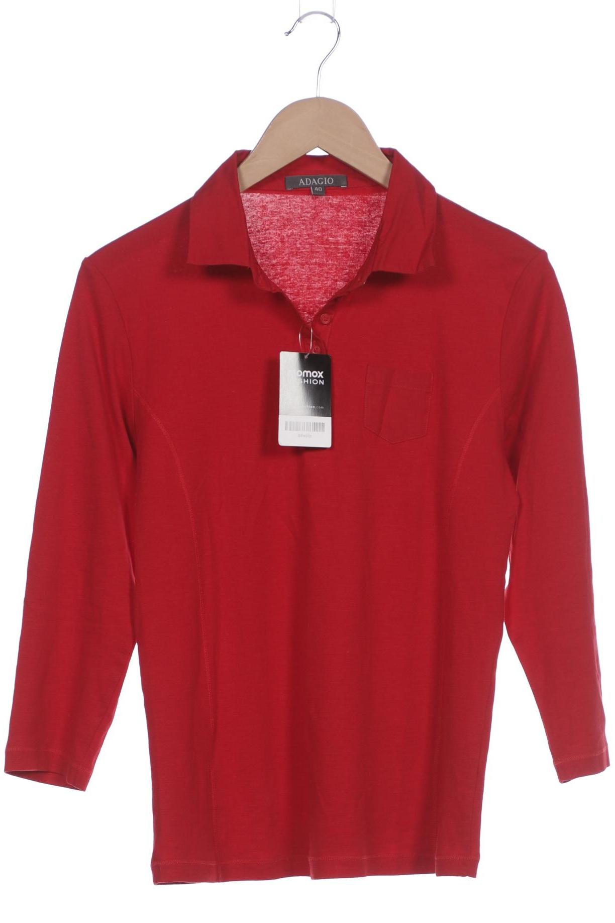 

Adagio Italia Damen Langarmshirt, rot, Gr. 40