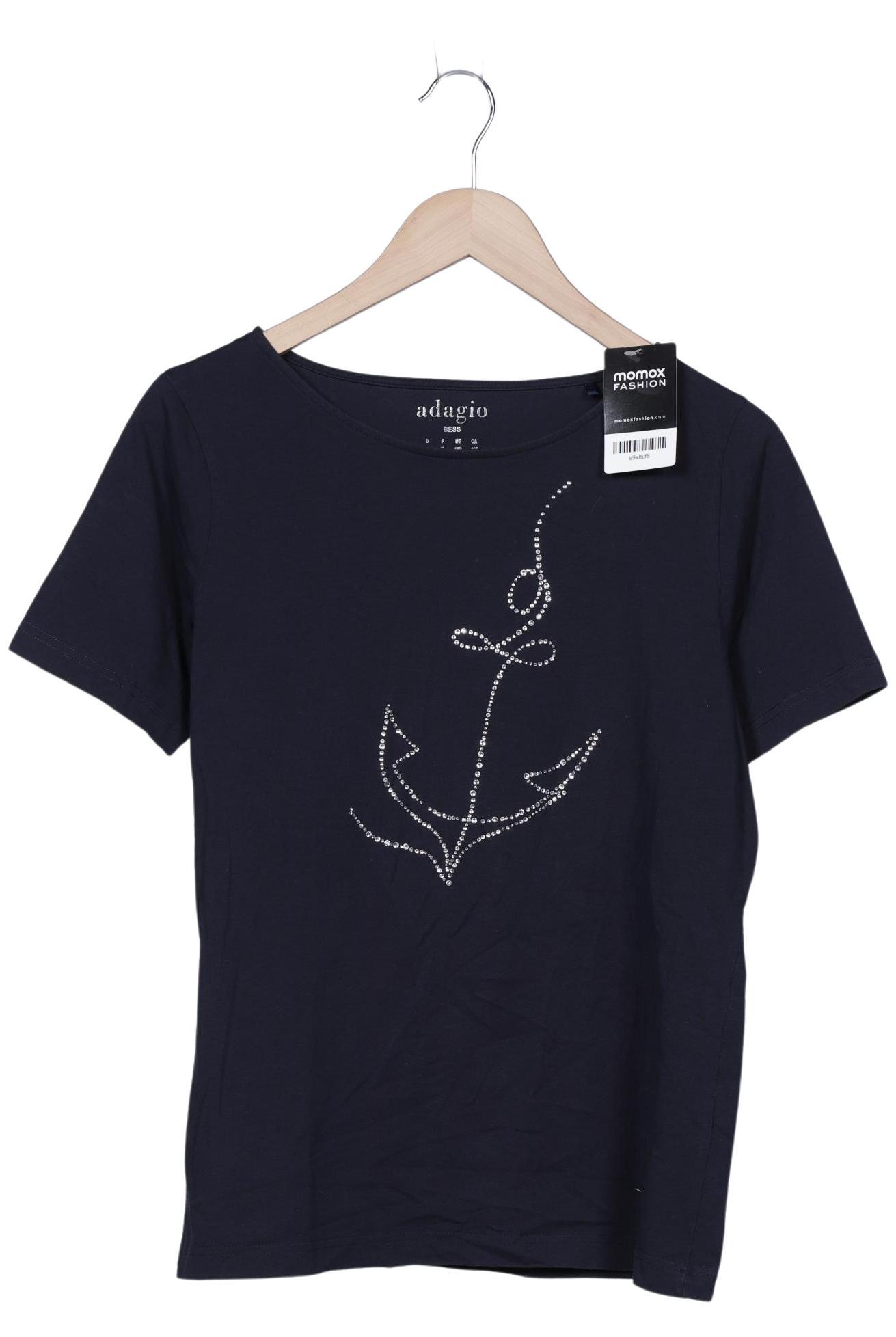 

Adagio Italia Damen T-Shirt, marineblau, Gr. 40