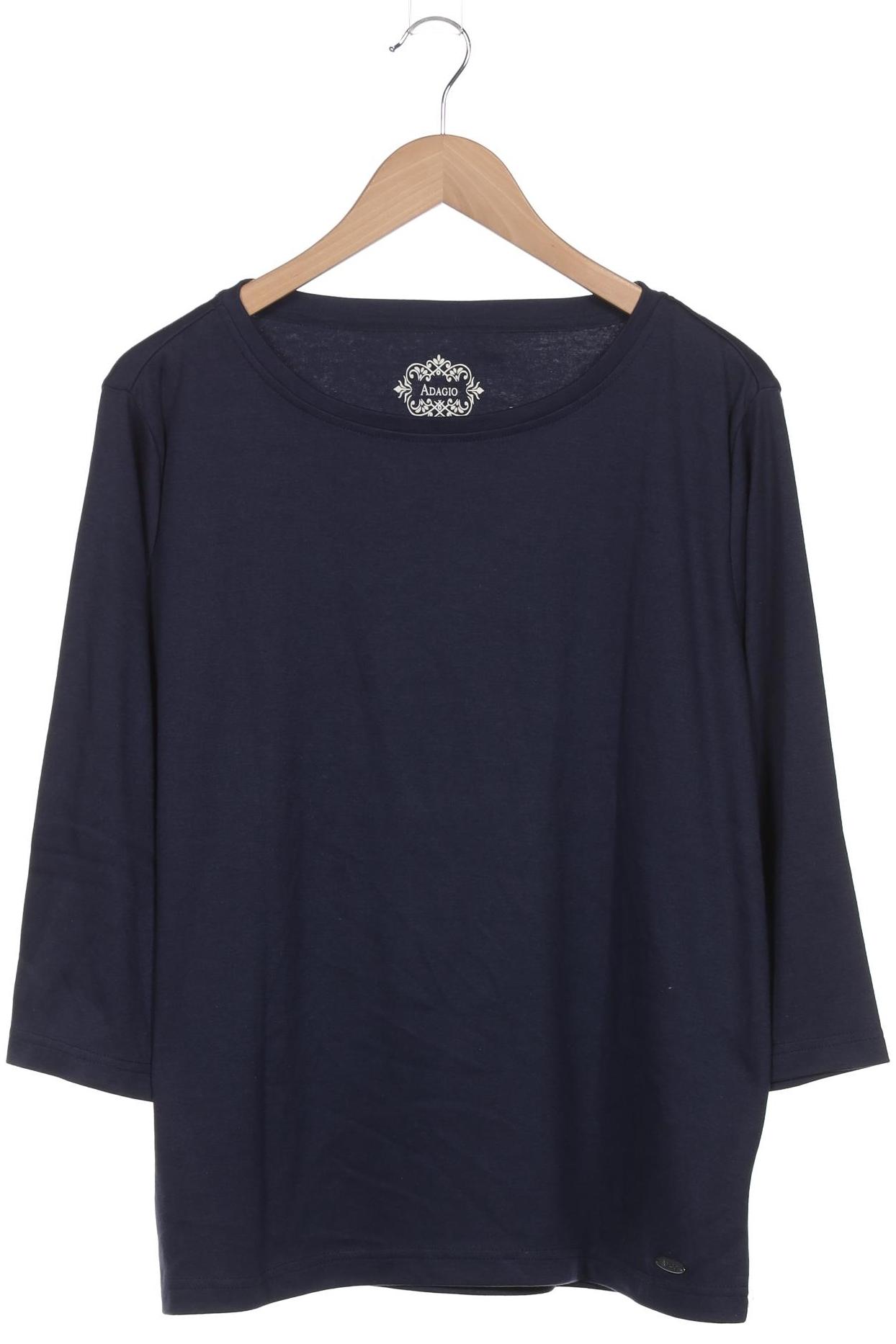 

Adagio Italia Damen Langarmshirt, marineblau, Gr. 48