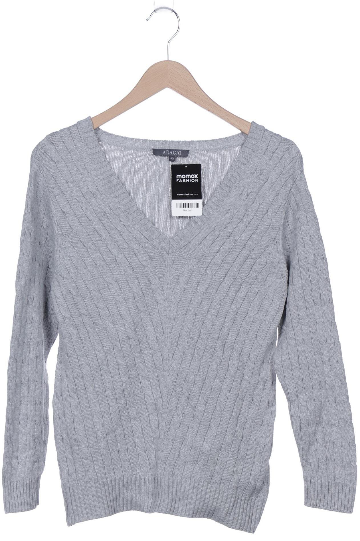 

Adagio Italia Damen Pullover, grau, Gr. 42