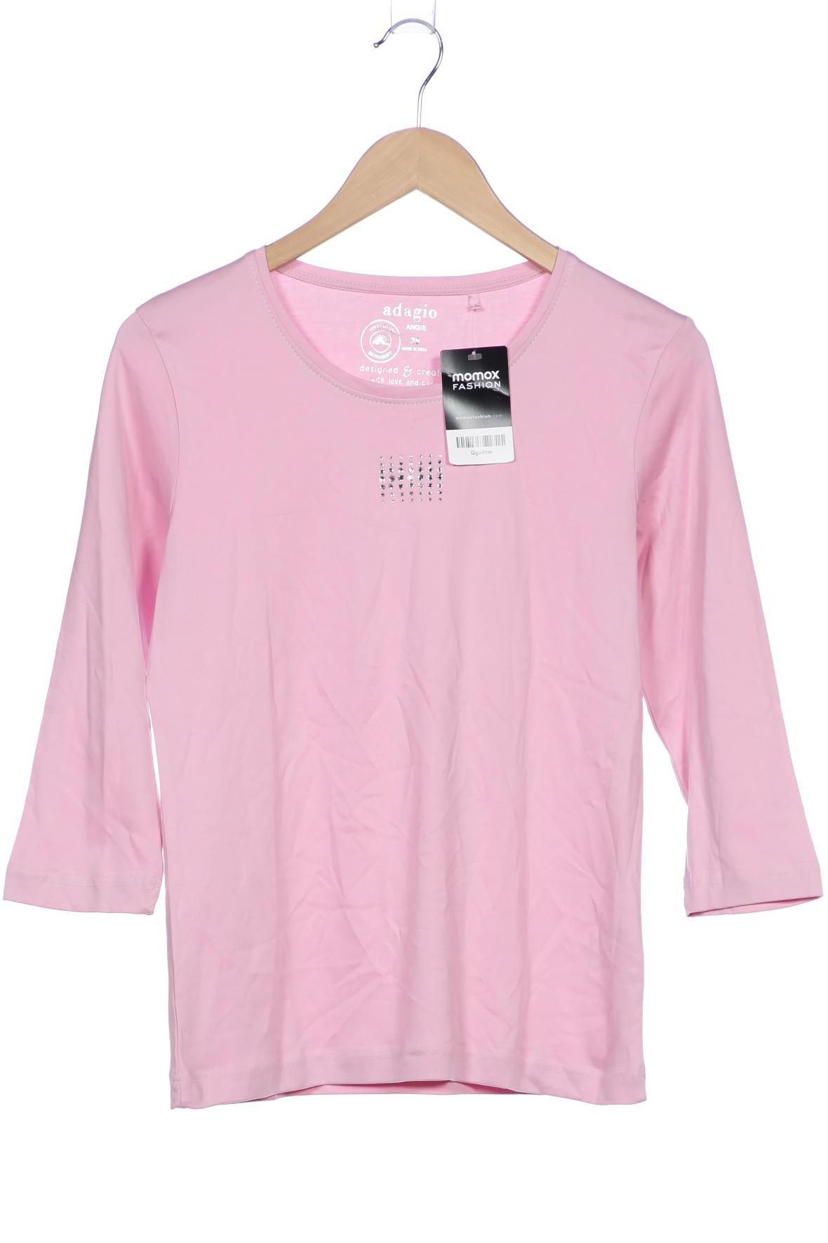 

Adagio Italia Damen Langarmshirt, pink, Gr. 38
