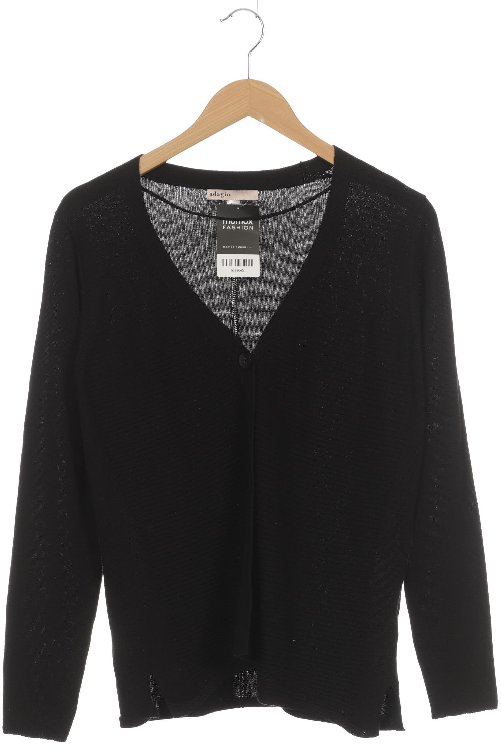 

Adagio Italia Damen Strickjacke, schwarz, Gr. 42