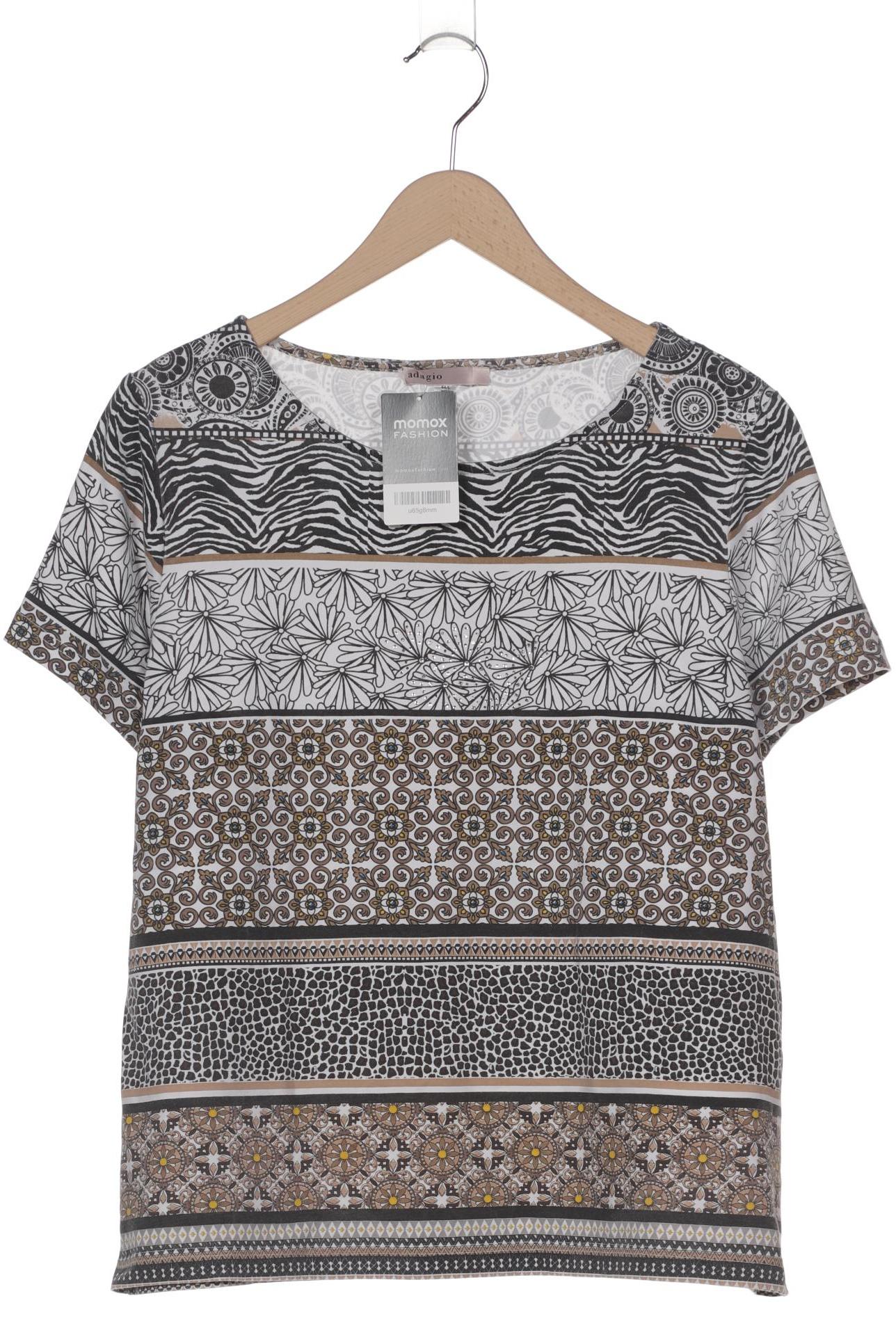 

Adagio Italia Damen T-Shirt, braun, Gr. 44
