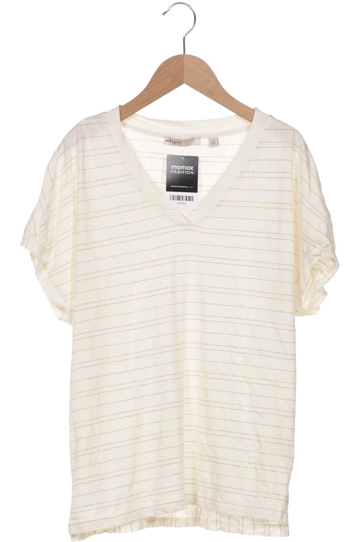 

Adagio Italia Damen T-Shirt, cremeweiß, Gr. 40
