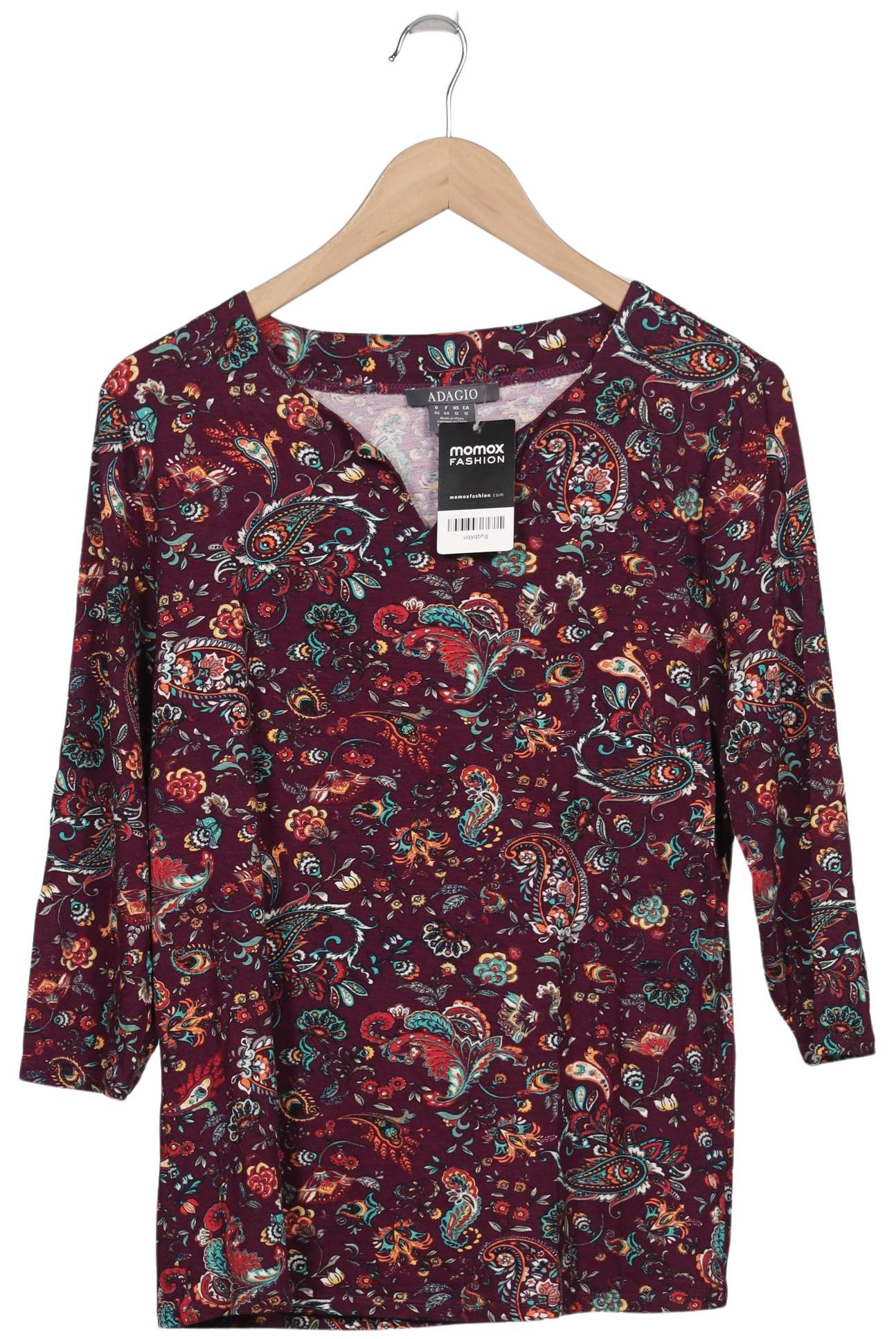 

Adagio Italia Damen Langarmshirt, bordeaux, Gr. 42