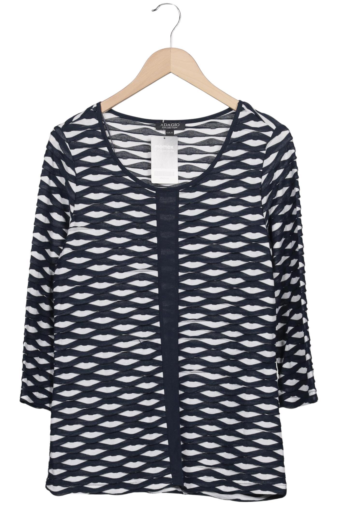 

Adagio Italia Damen Langarmshirt, marineblau, Gr. 40