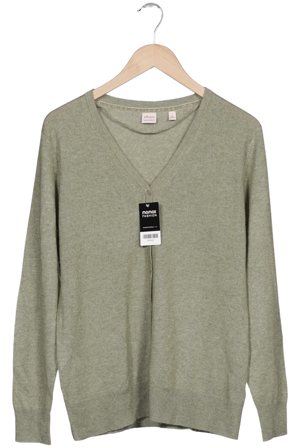 

Adagio Italia Damen Strickjacke, grün, Gr. 42