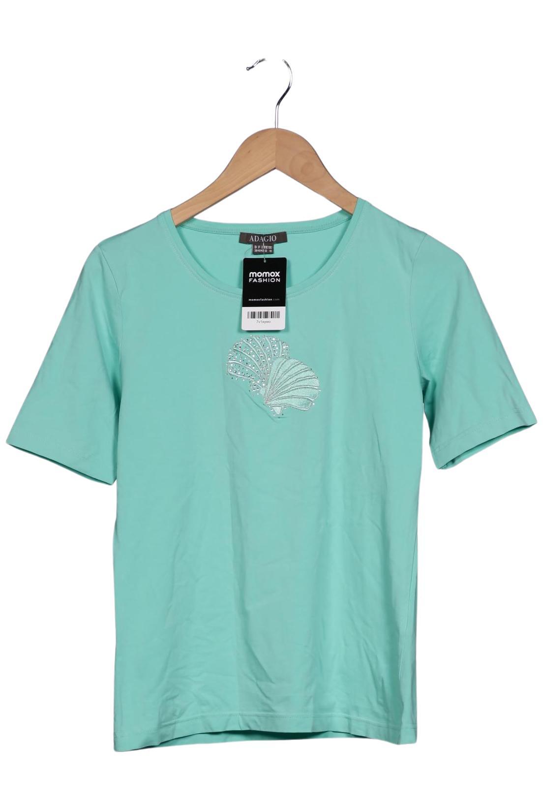

Adagio Italia Damen T-Shirt, türkis, Gr. 38