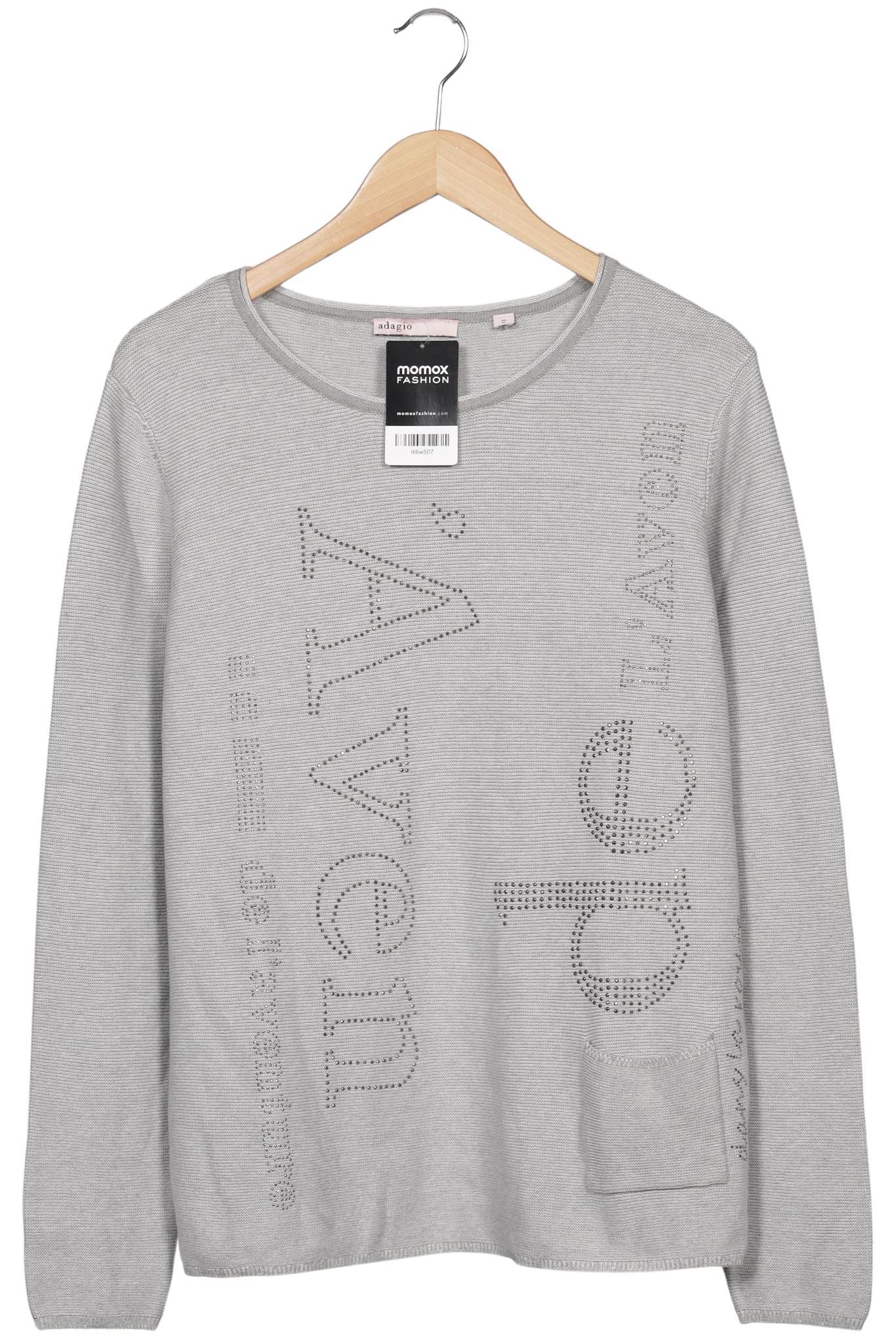 

Adagio Italia Damen Pullover, grau, Gr. 46