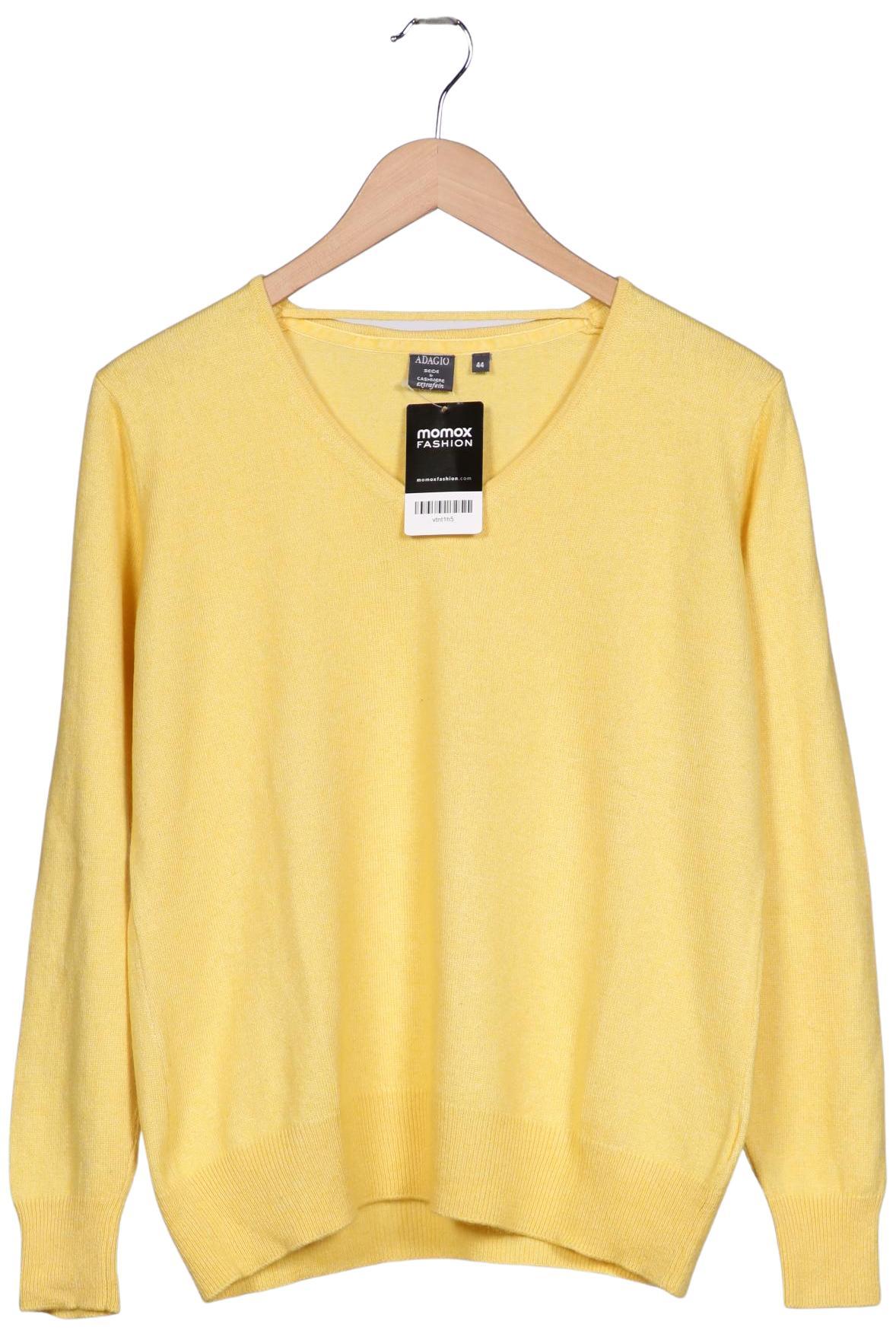 

Adagio Italia Damen Pullover, gelb, Gr. 44