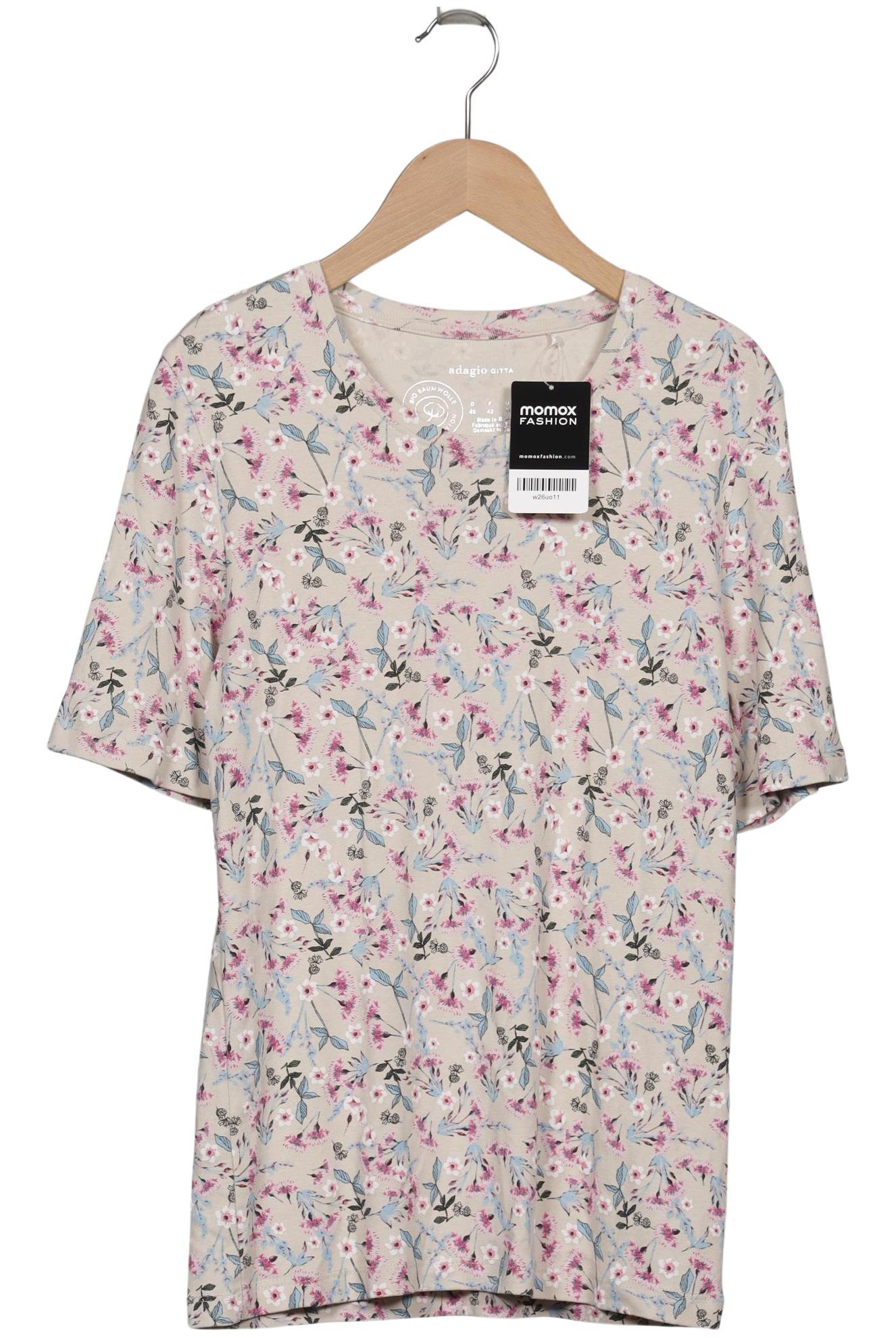 

Adagio Italia Damen T-Shirt, cremeweiß, Gr. 40