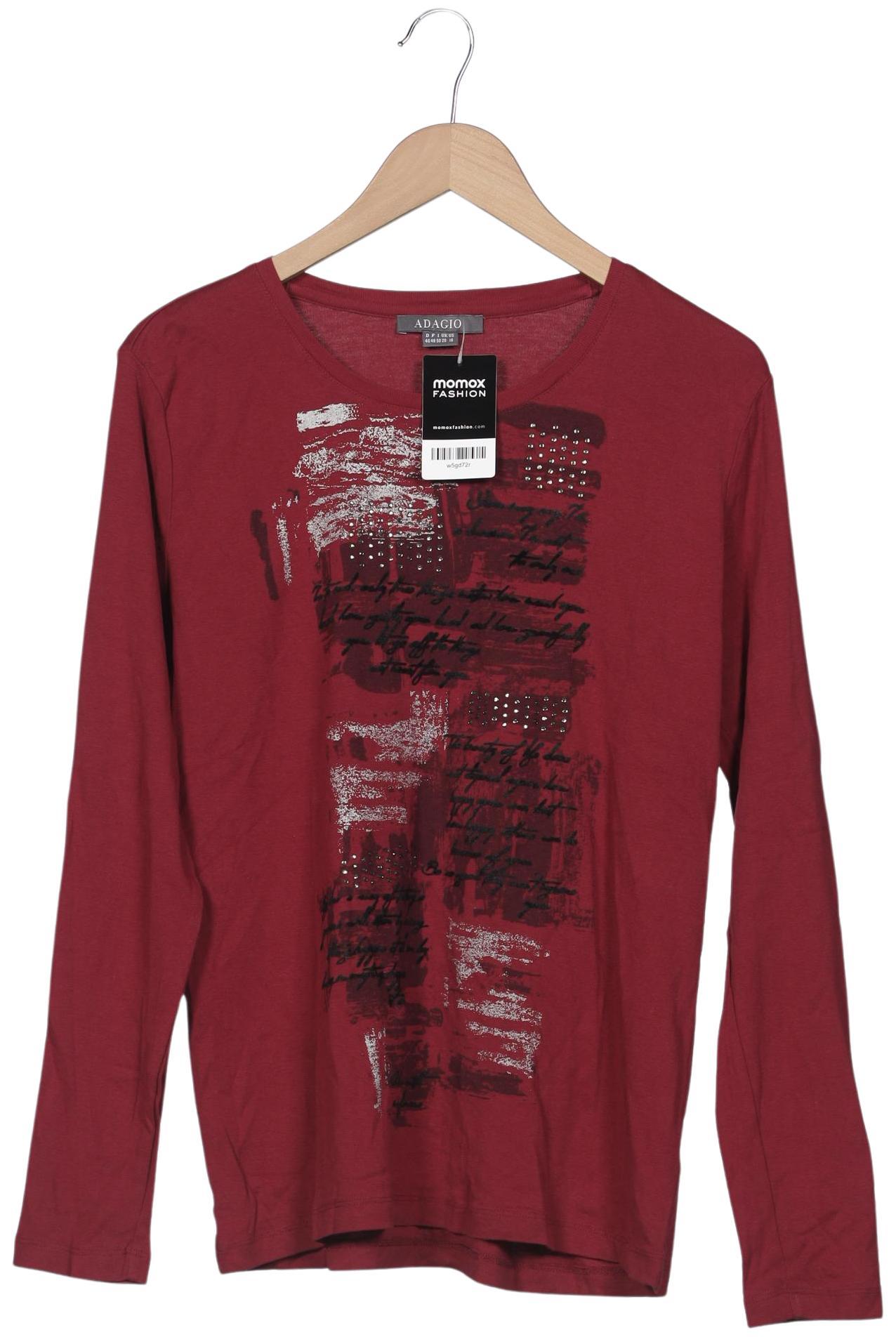 

Adagio Italia Damen Langarmshirt, rot, Gr. 46