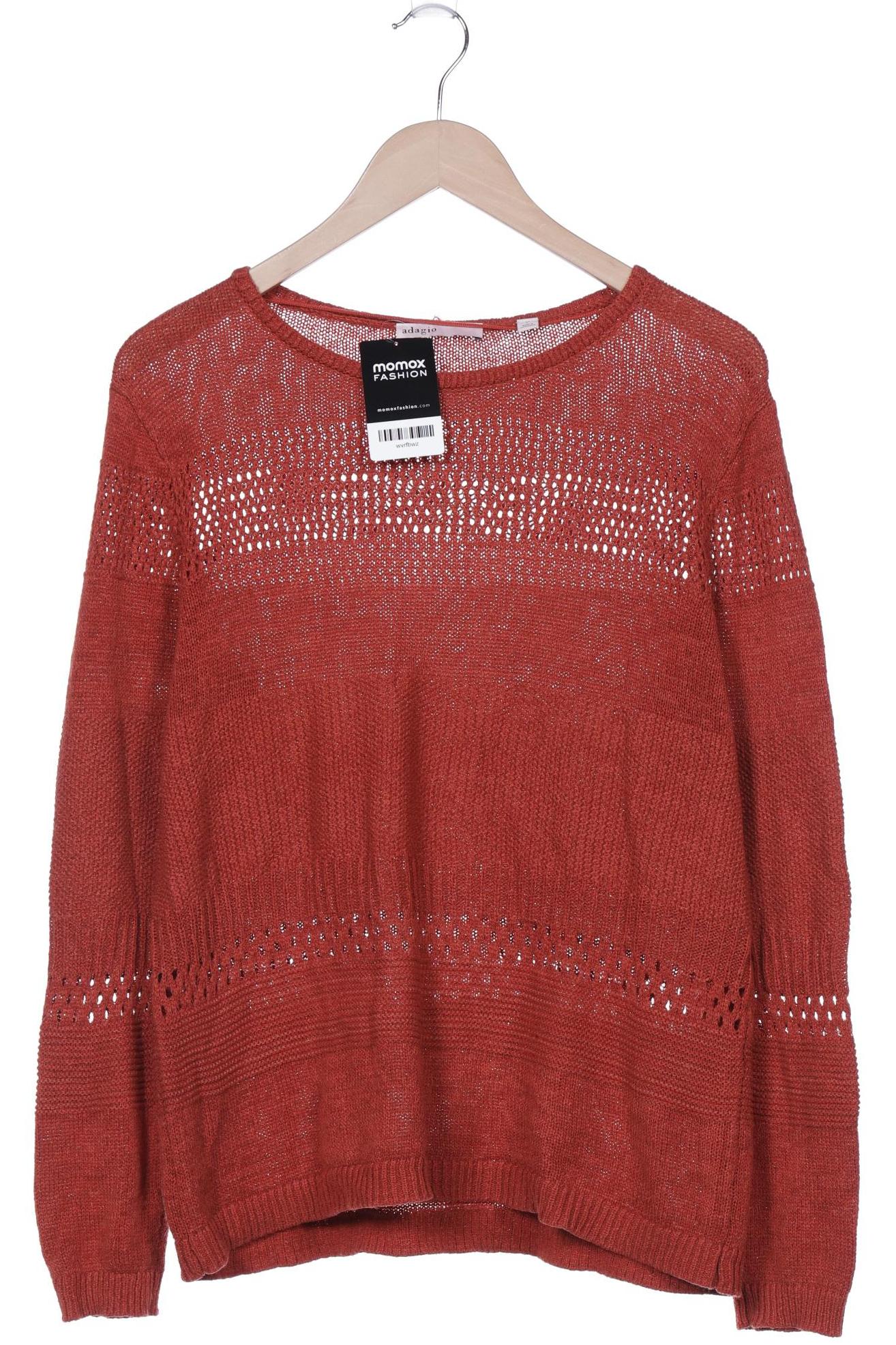 

Adagio Italia Damen Pullover, orange, Gr. 42