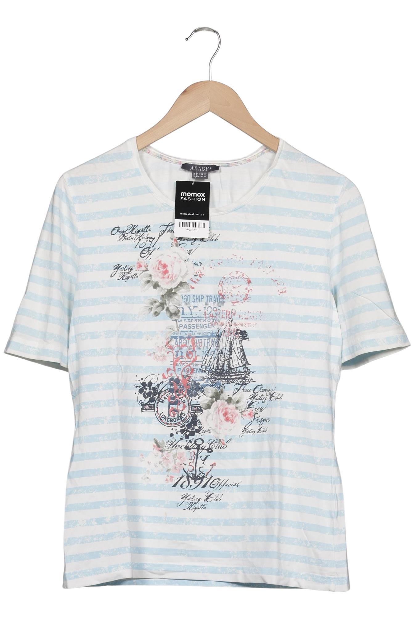 

Adagio Italia Damen T-Shirt, hellblau, Gr. 38
