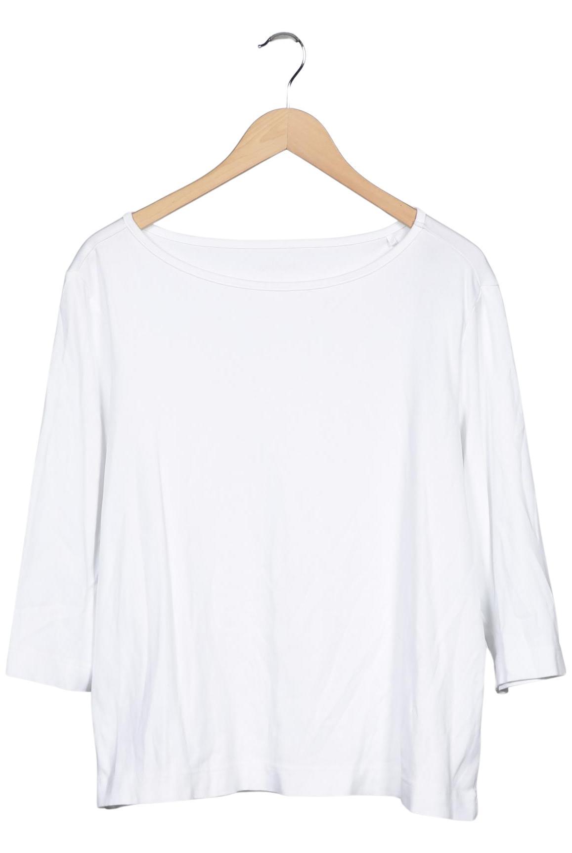 

Adagio Italia Damen Langarmshirt, weiß, Gr. 48