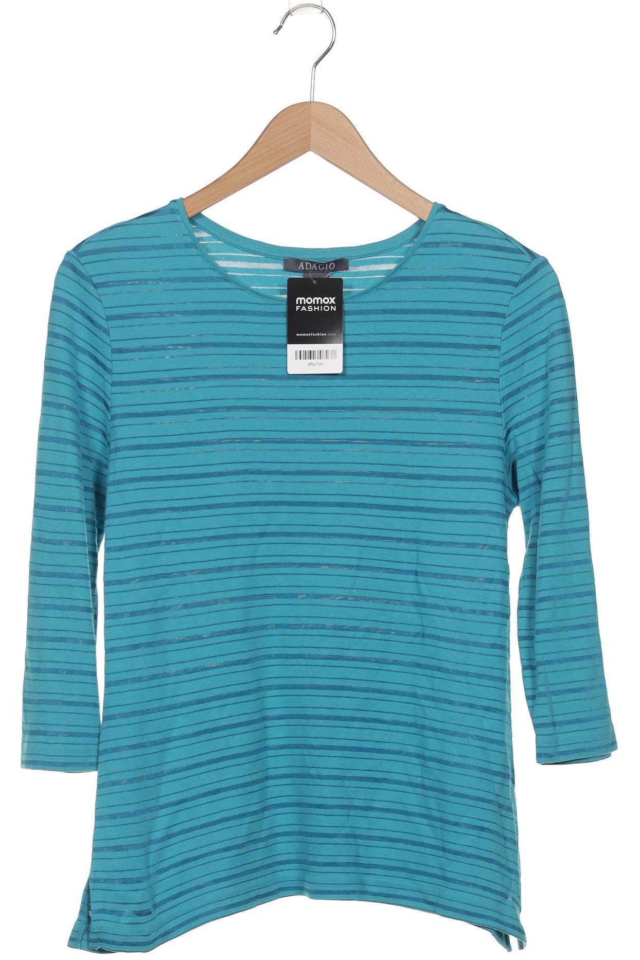 

Adagio Italia Damen Langarmshirt, blau, Gr. 42