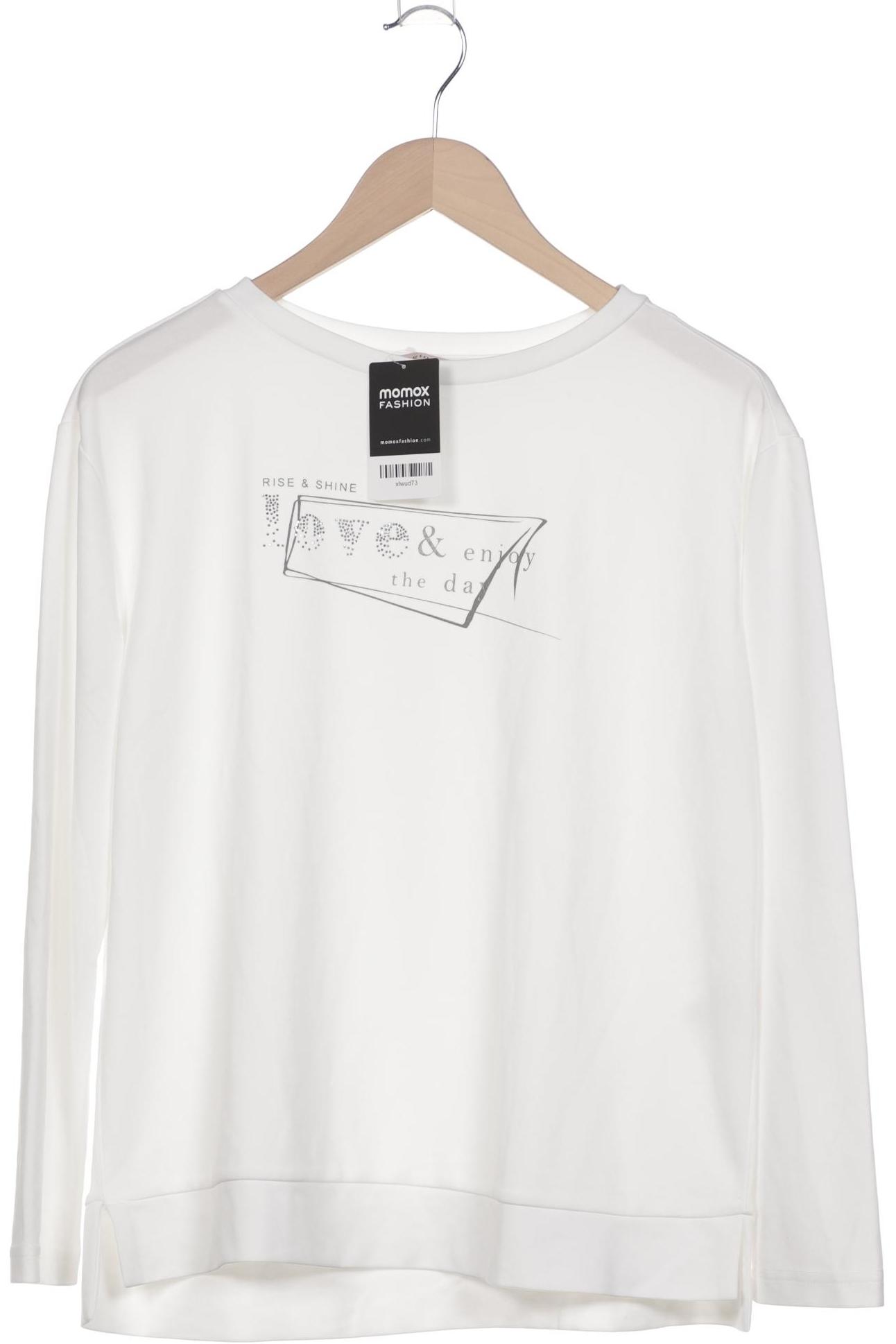 

Adagio Italia Damen Langarmshirt, weiß, Gr. 42