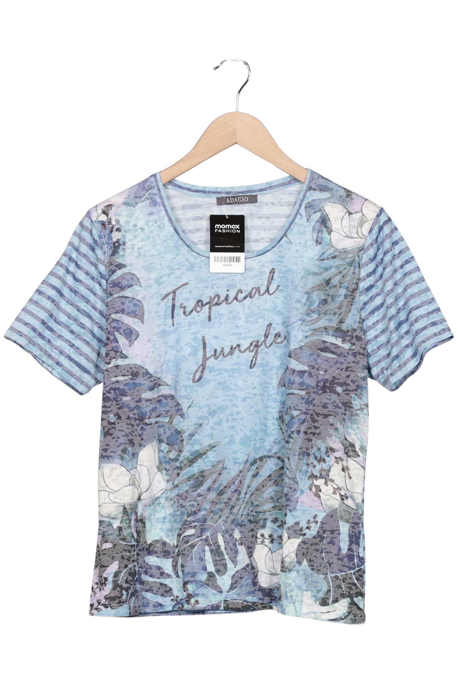 

Adagio Italia Damen T-Shirt, blau, Gr. 46