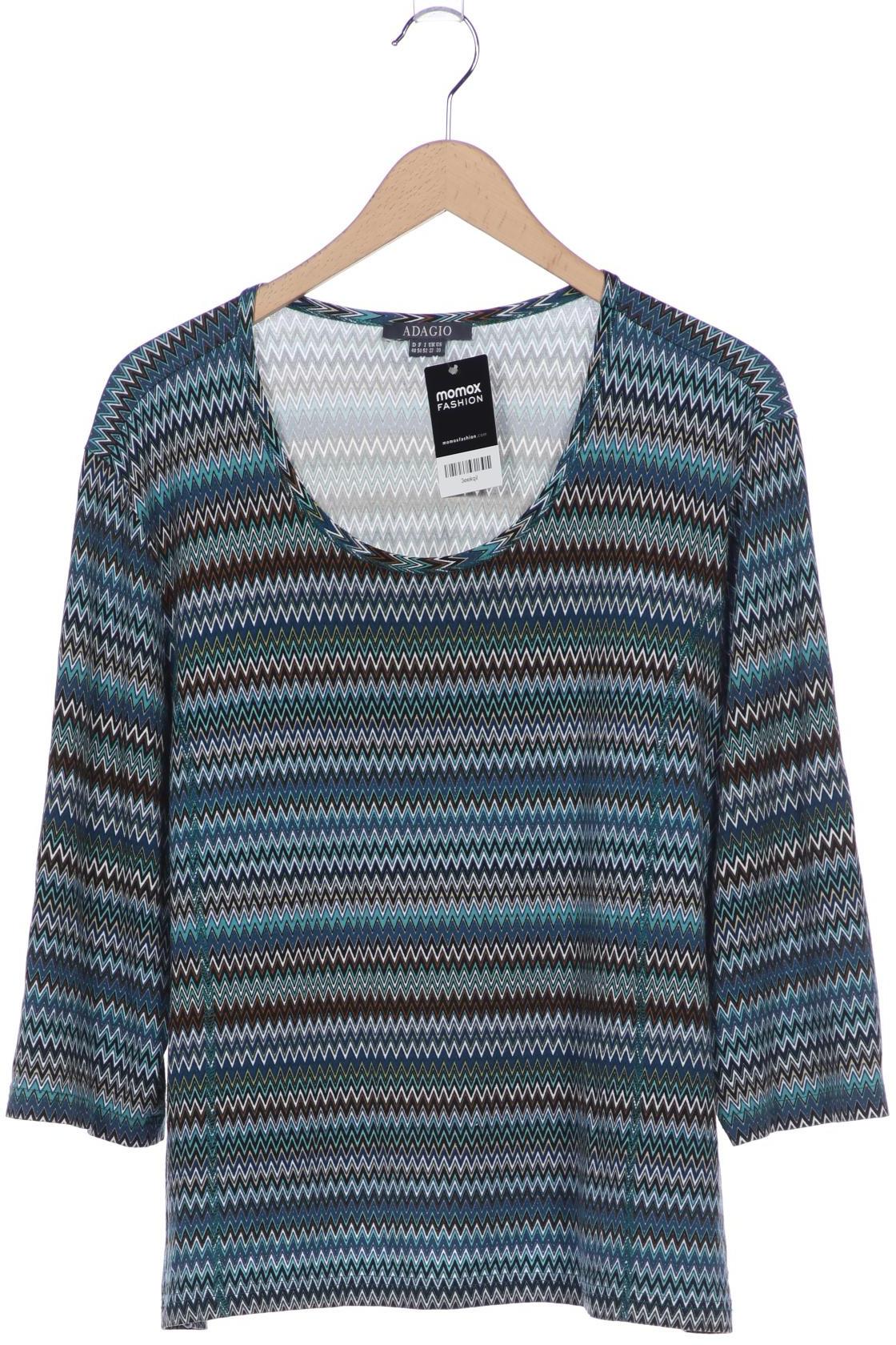 

Adagio Italia Damen Langarmshirt, blau, Gr. 48