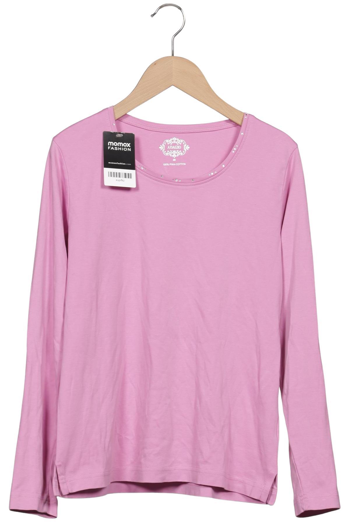 

Adagio Italia Damen Langarmshirt, pink, Gr. 38