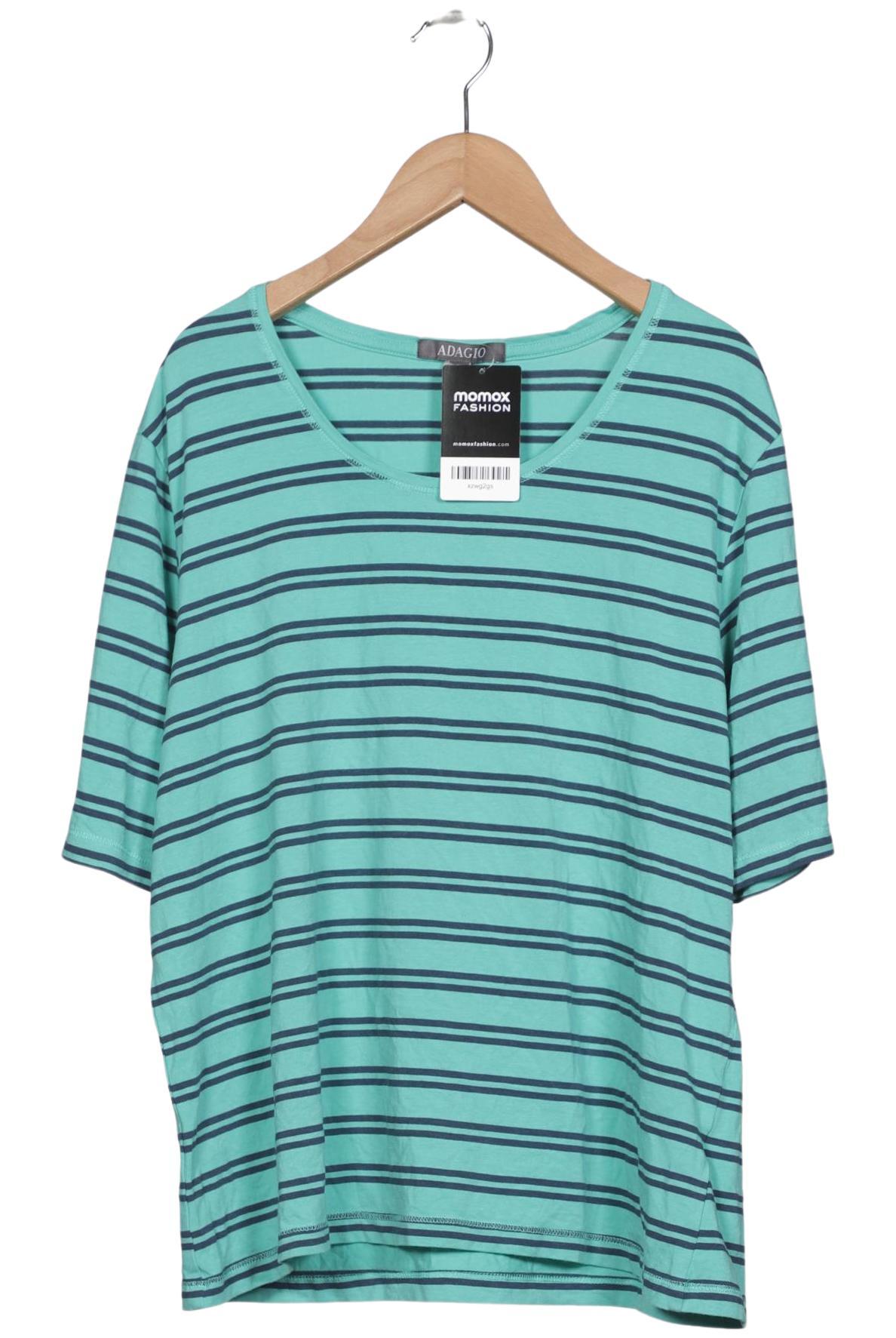 

Adagio Italia Damen T-Shirt, türkis, Gr. 48