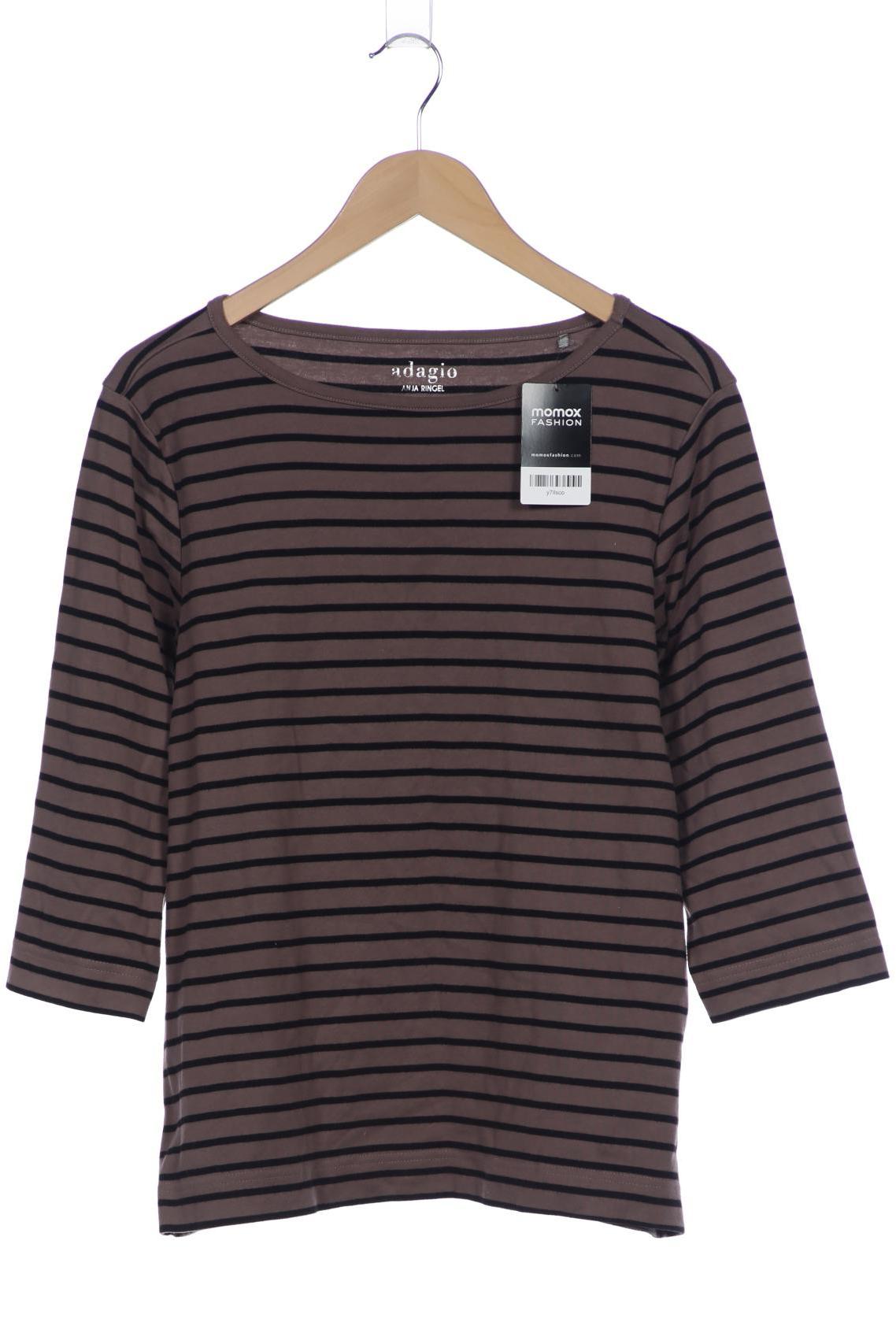 

Adagio Italia Damen Langarmshirt, braun, Gr. 46
