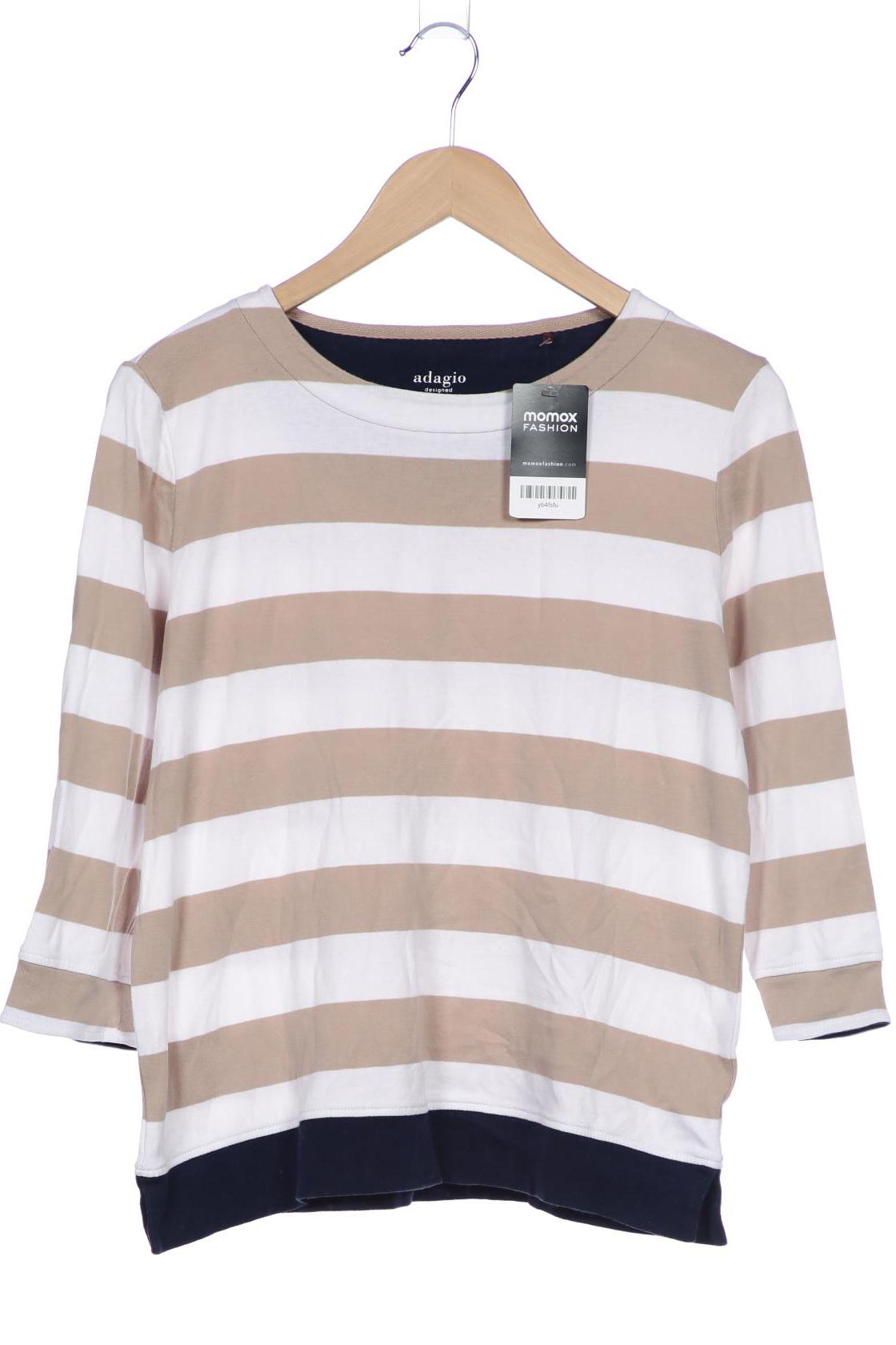 

Adagio Italia Damen Langarmshirt, beige, Gr. 38