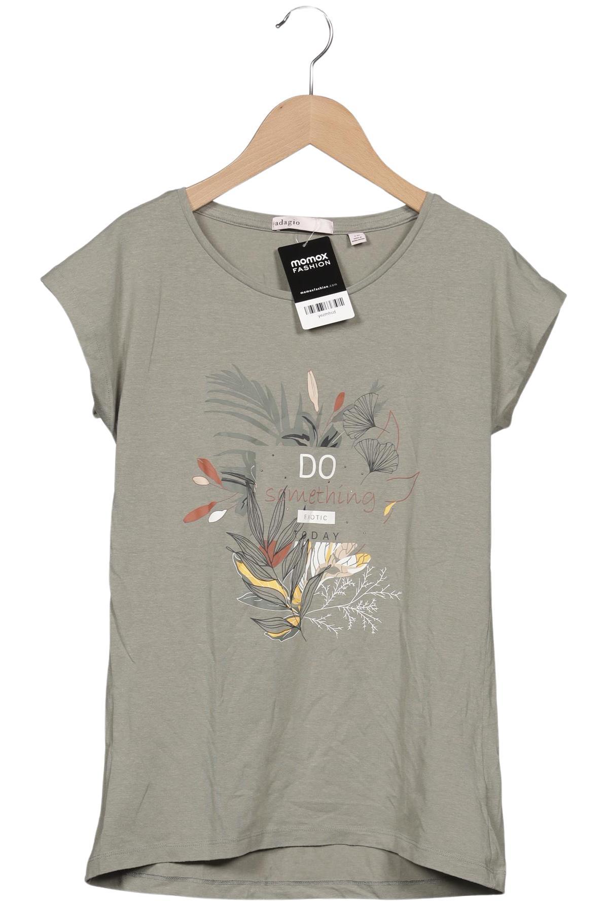 

Adagio Italia Damen T-Shirt, grün, Gr. 40