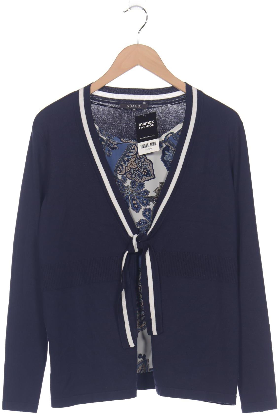 

Adagio Italia Damen Strickjacke, marineblau, Gr. 44
