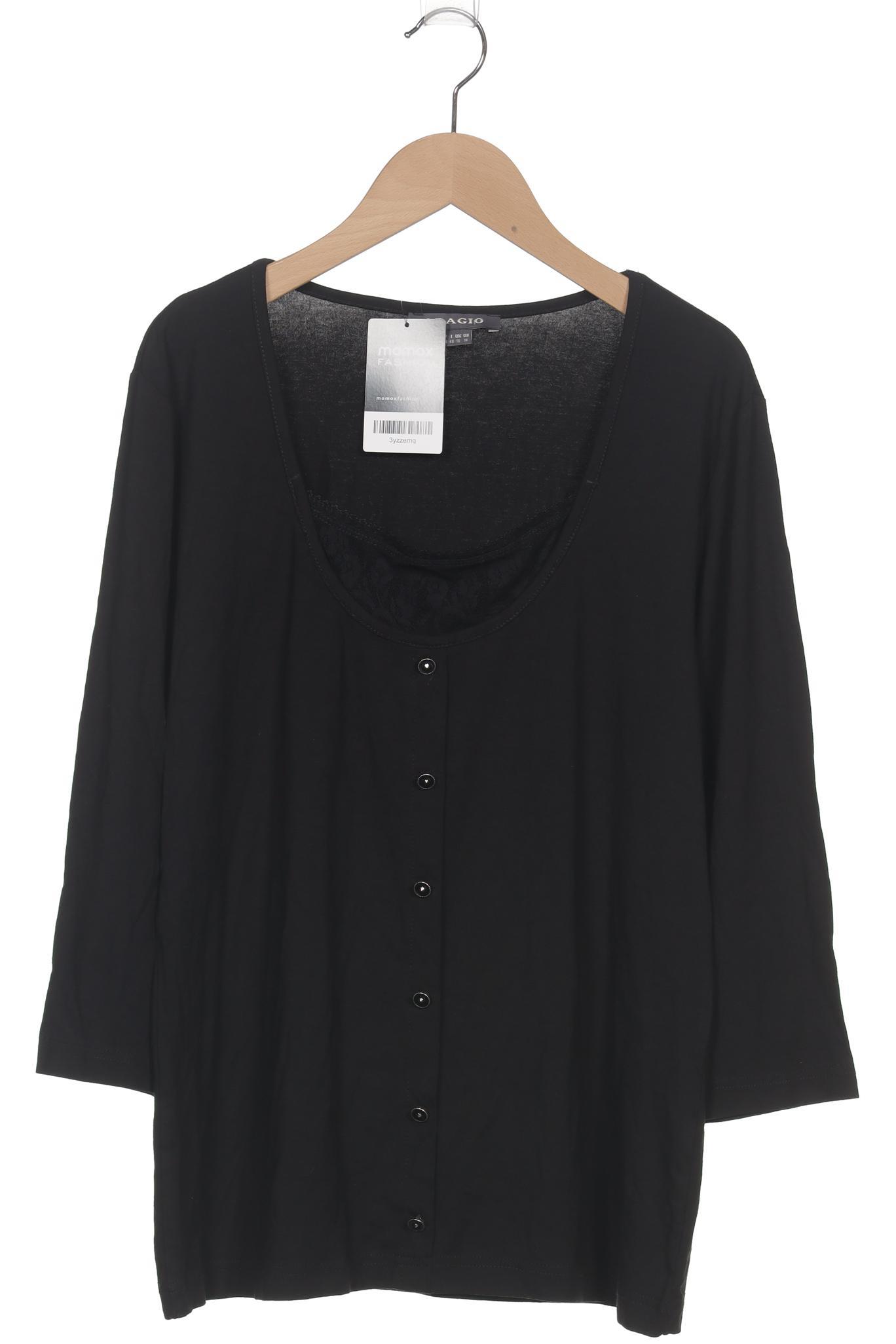 

Adagio Italia Damen Langarmshirt, schwarz, Gr. 42