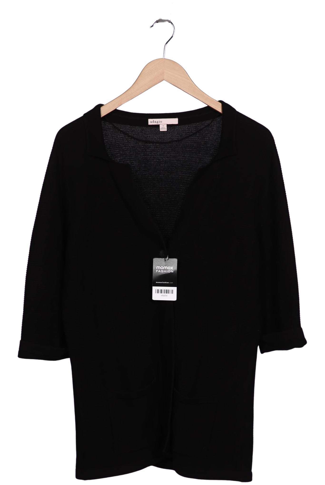 

Adagio Italia Damen Strickjacke, schwarz, Gr. 44