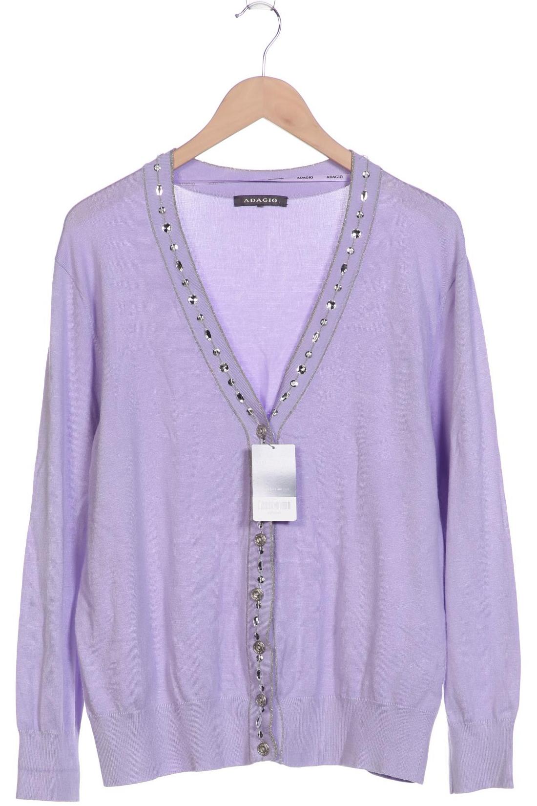 

Adagio Italia Damen Strickjacke, flieder, Gr. 44