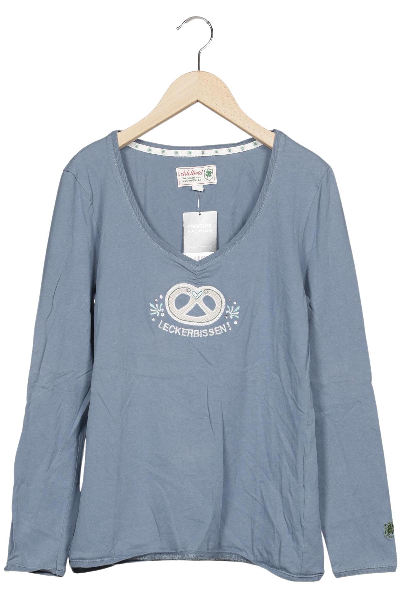 

Adelheid Damen Langarmshirt, hellblau, Gr. 38