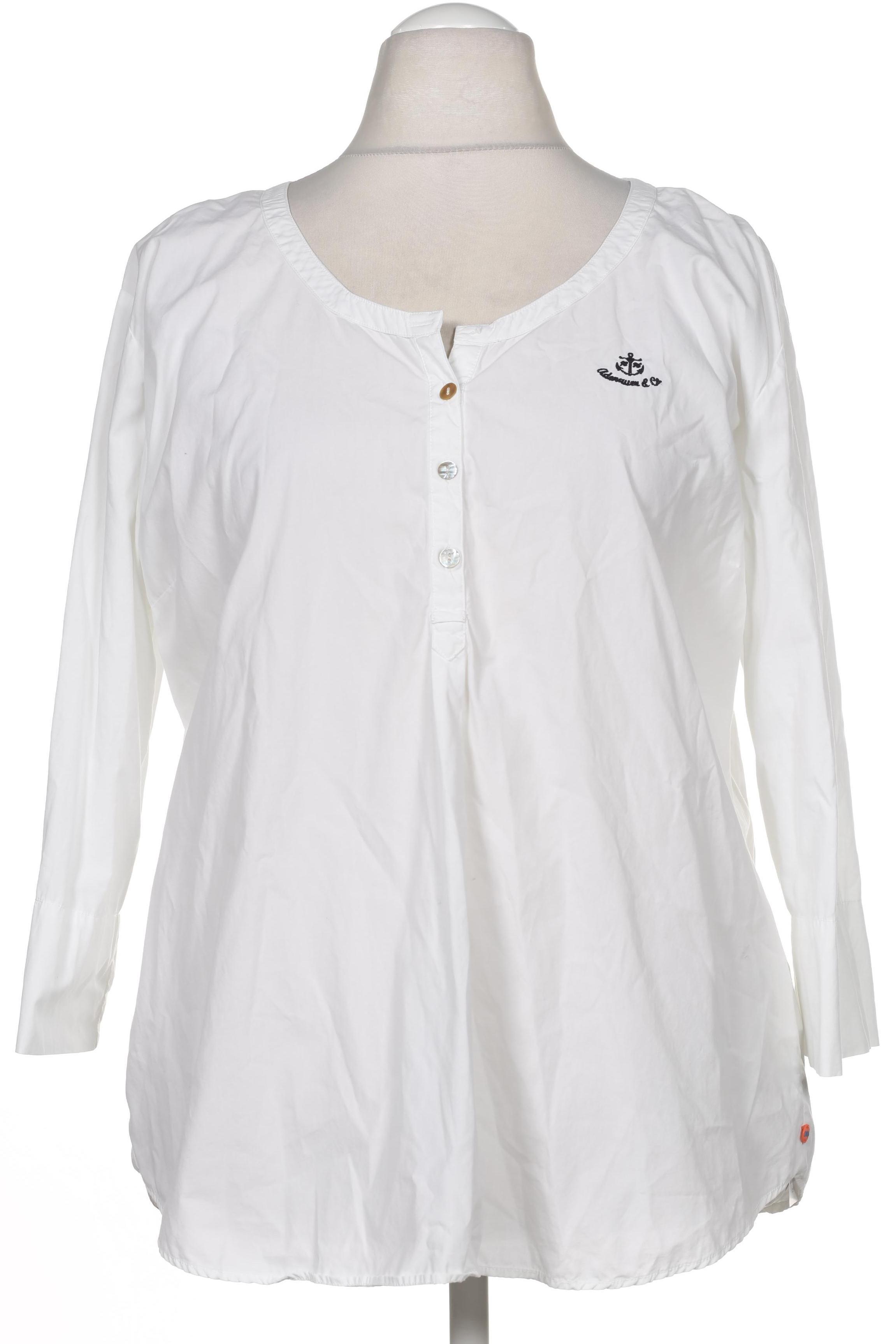 

Adenauer & Co Damen Bluse, weiß, Gr.
