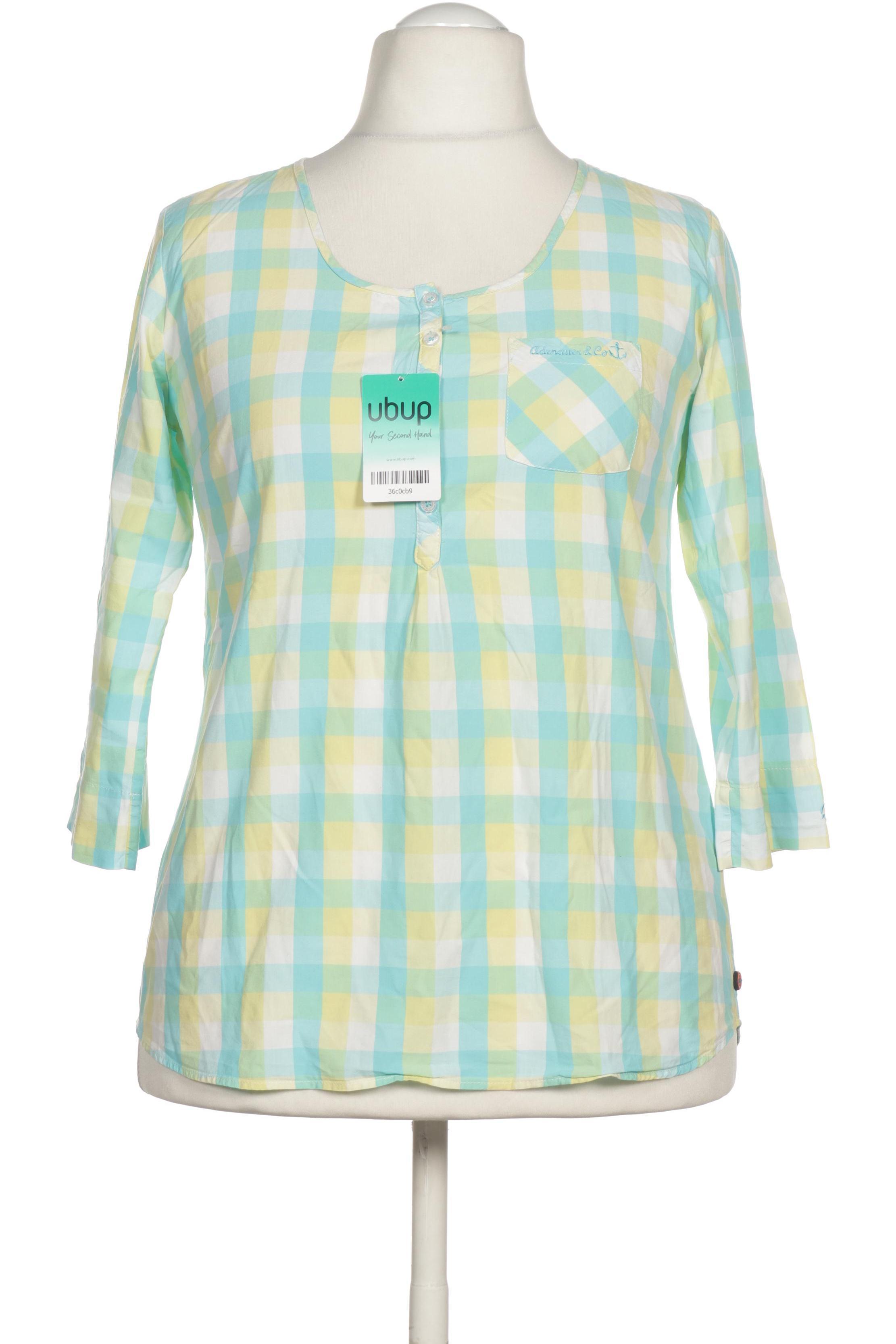 

Adenauer & Co Damen Bluse, blau, Gr.