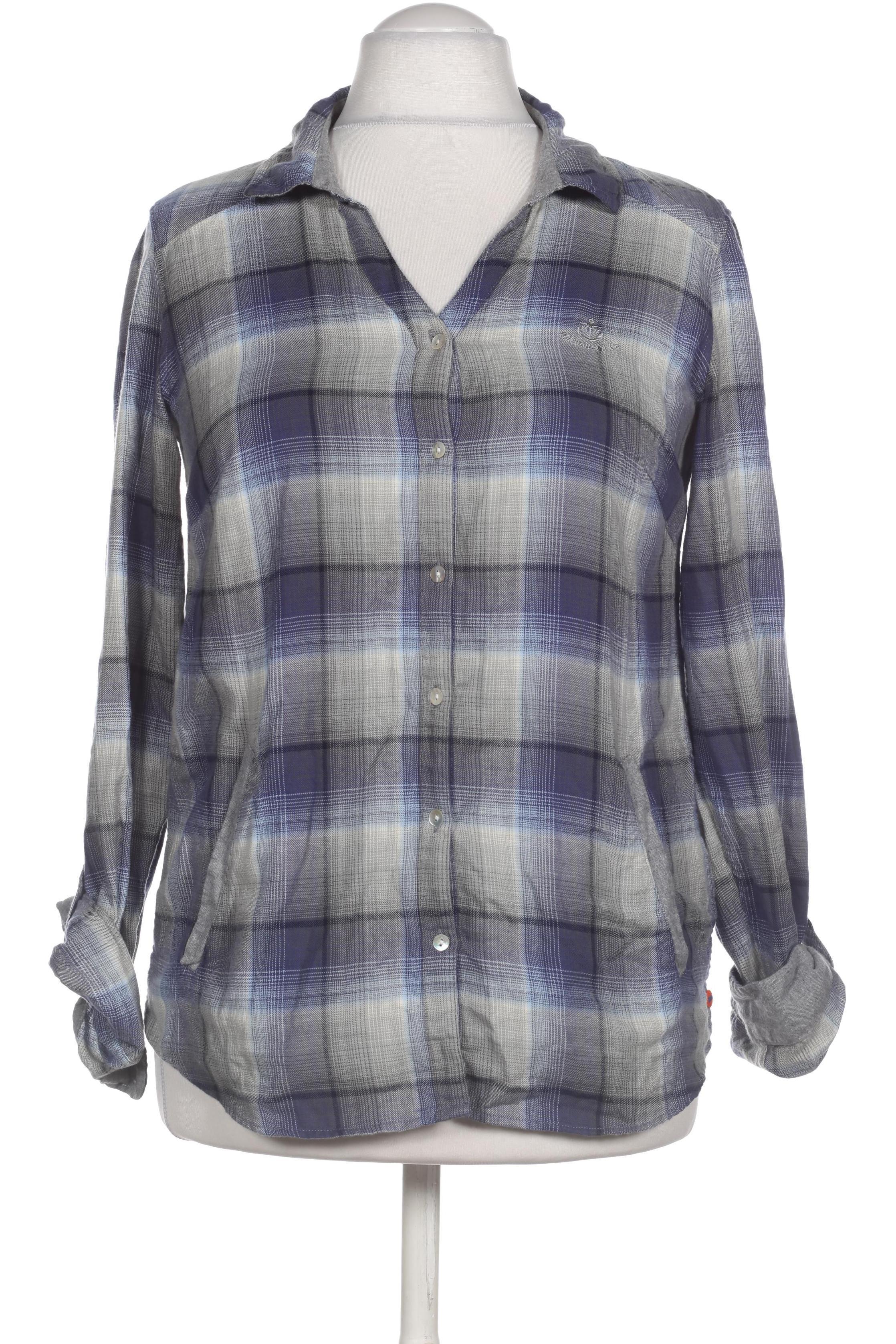 

Adenauer & Co Damen Bluse, blau, Gr.