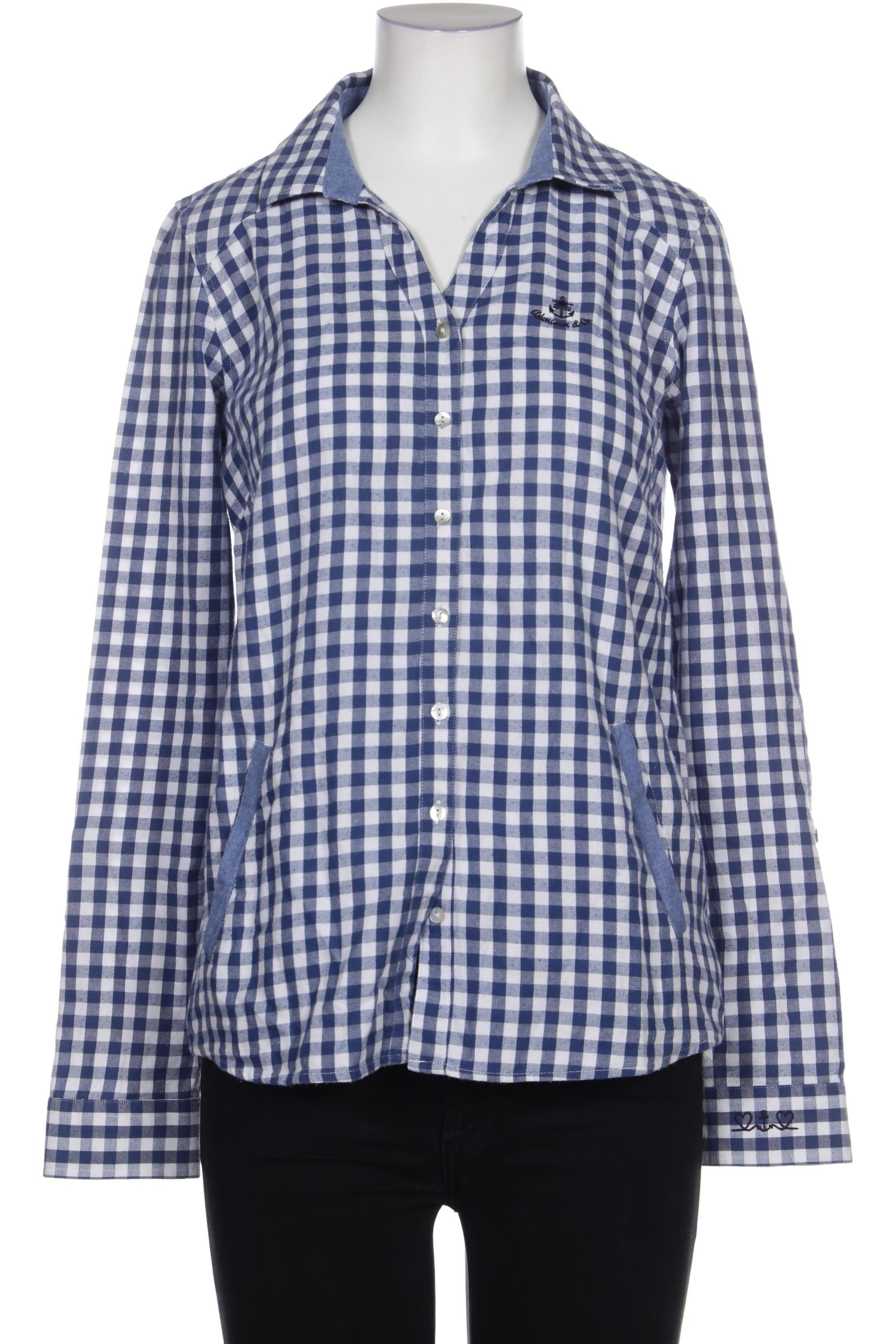 

Adenauer & Co Damen Bluse, blau, Gr.