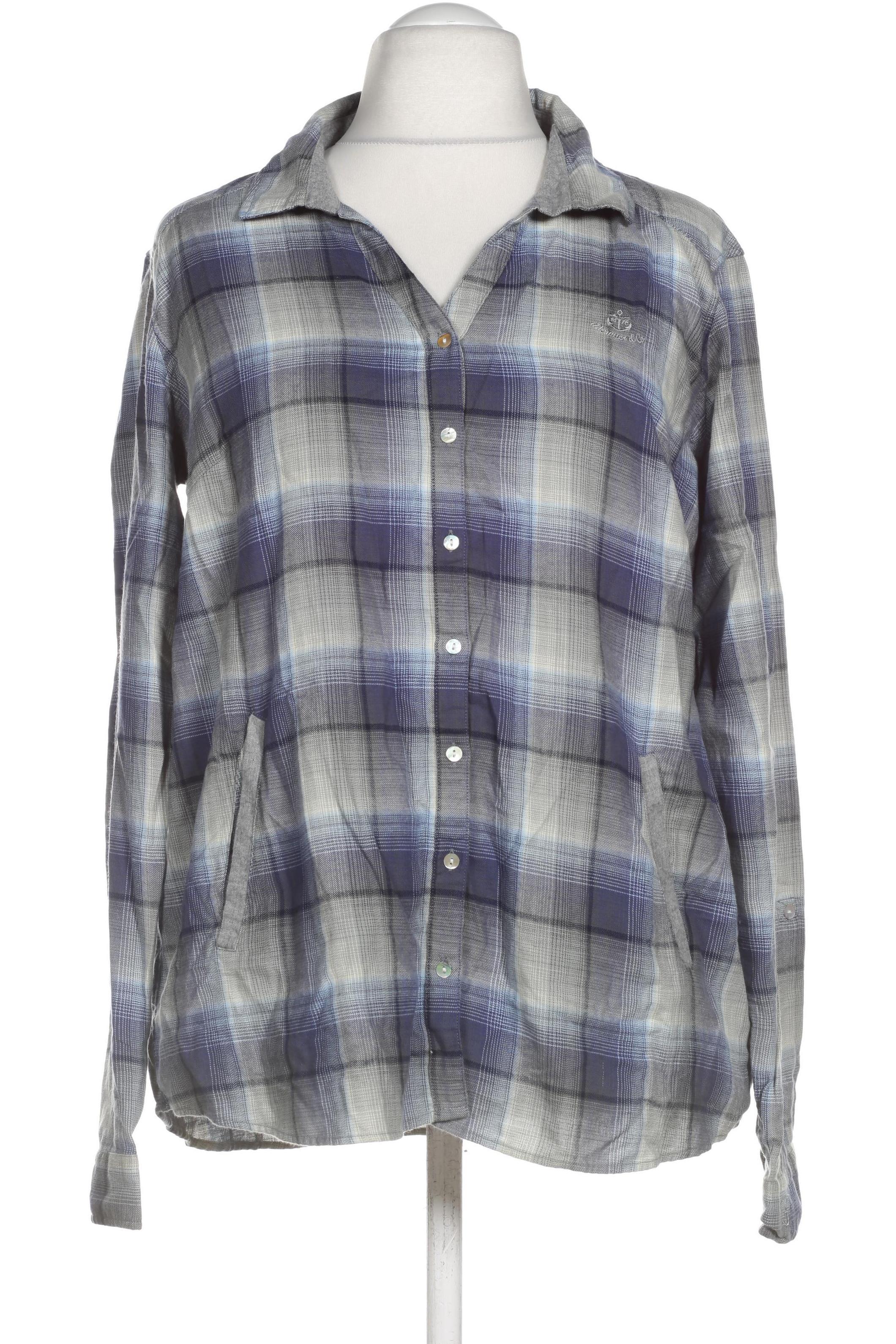 

Adenauer & Co Damen Bluse, blau, Gr.