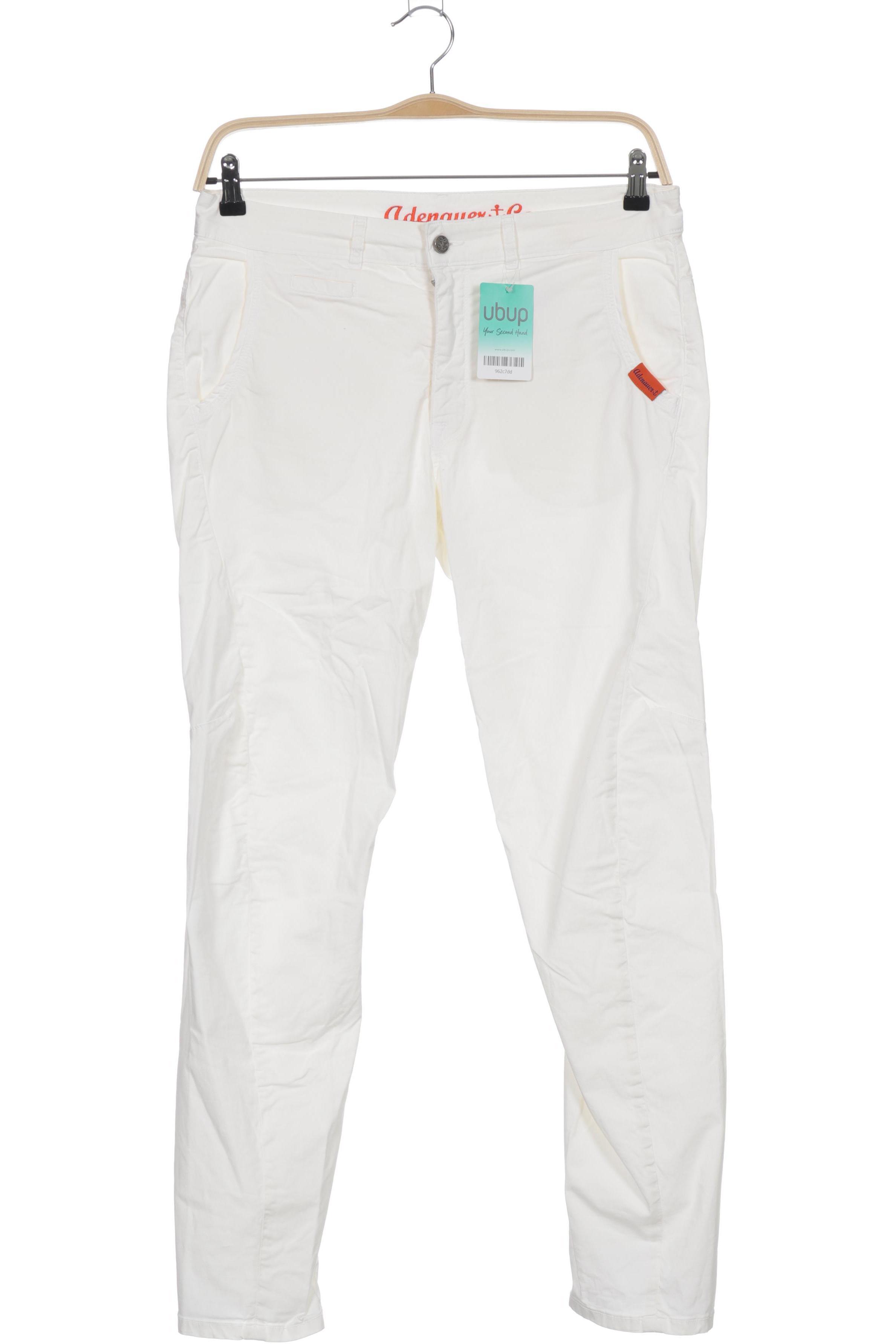 

Adenauer & Co Damen Stoffhose, weiß, Gr. 28
