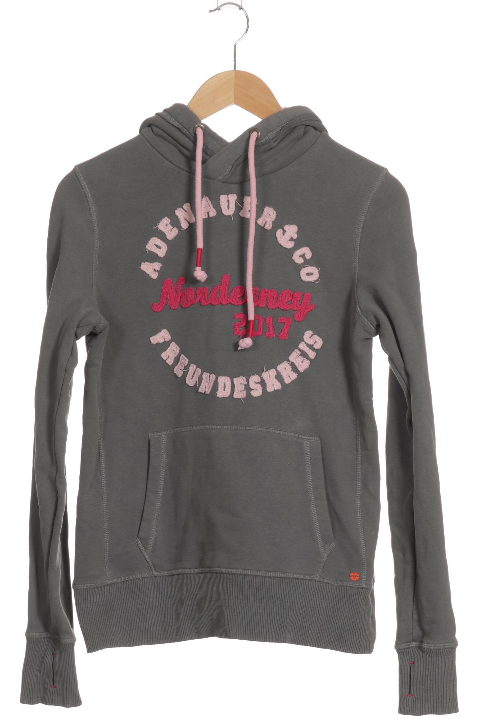 

Adenauer & Co Damen Kapuzenpullover, grau, Gr.